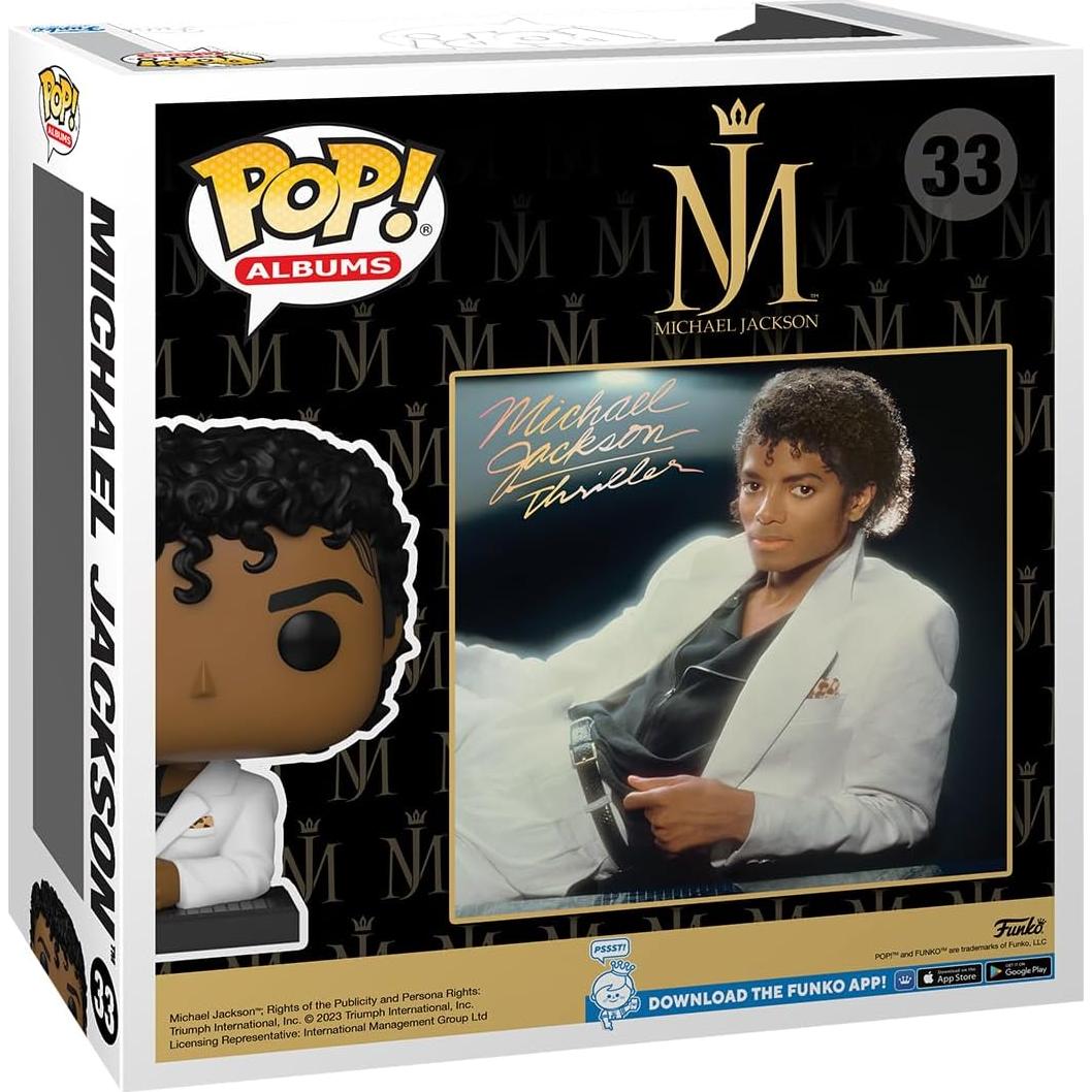 POP! Albums: Michael Jackson - MJ - Thriller - Music - Collectable Vinyl Figure - Gift Idea - Official Merchandise - for Kids & Adults - Music Fans - Model Figure for Collectors and Display