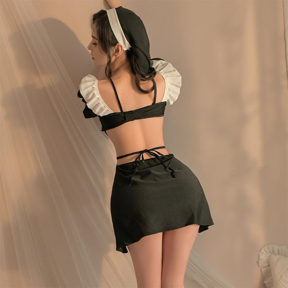 Disfraz de Monja Sexy para Mujeres - SENJIY - Talla Única