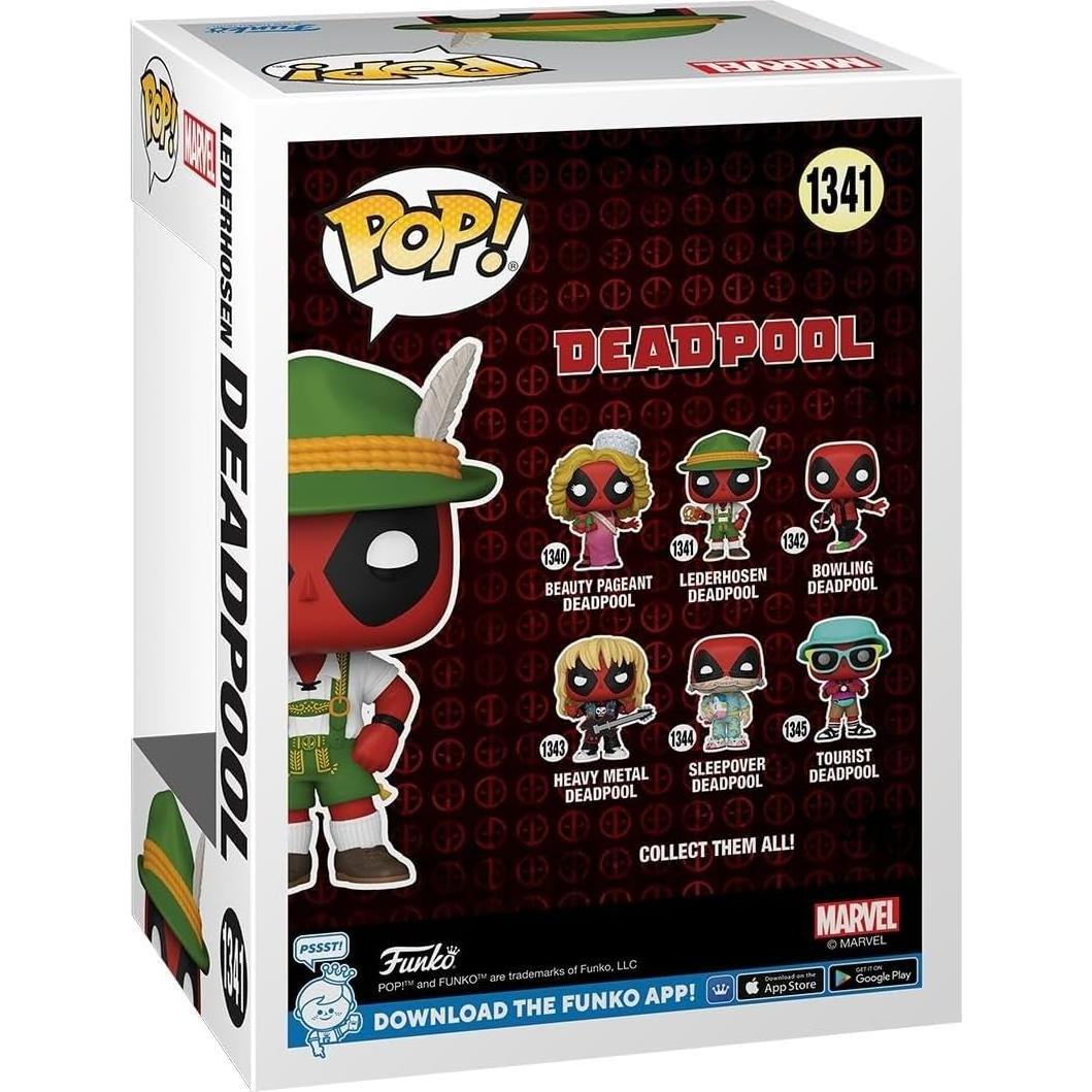 Funko POP! Marvel Deadpool Lederhosen Figura Vinilo 10.95 cm