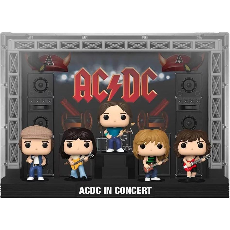 Paquete 5 Figuras Funko POP! AC/DC en Concierto 9 cm