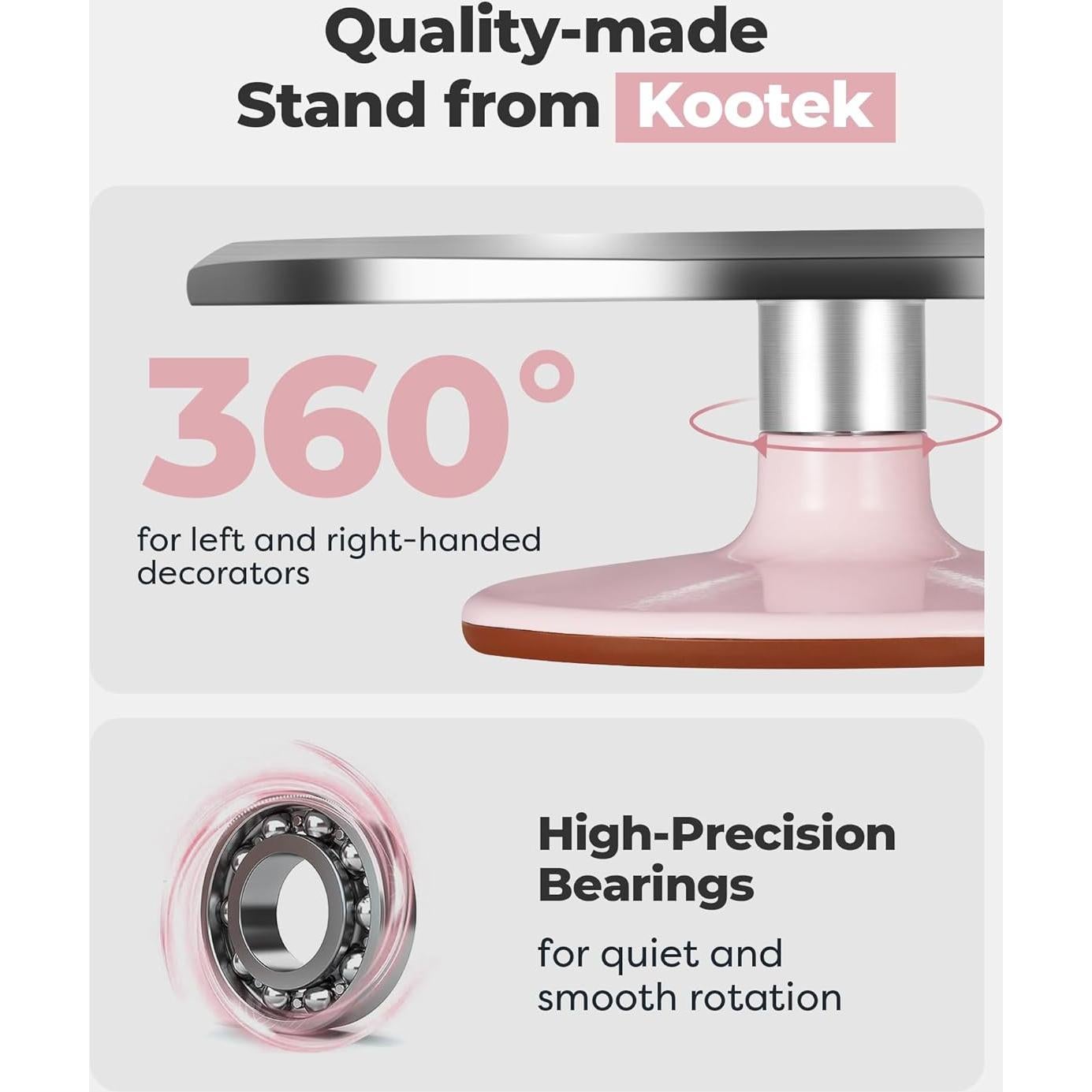 Soporte Giratorio Kootek 30 cm Antideslizante para Pasteles