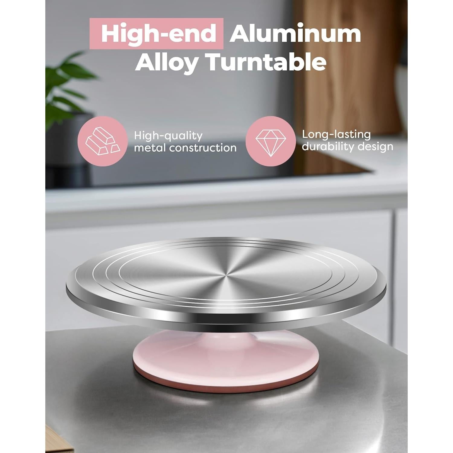 Soporte Giratorio Kootek 30 cm Antideslizante para Pasteles