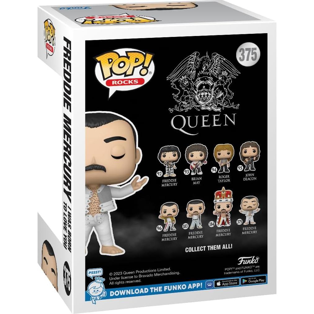 Funko POP! Queen Freddie Mercury 10 cm Figura Coleccionable