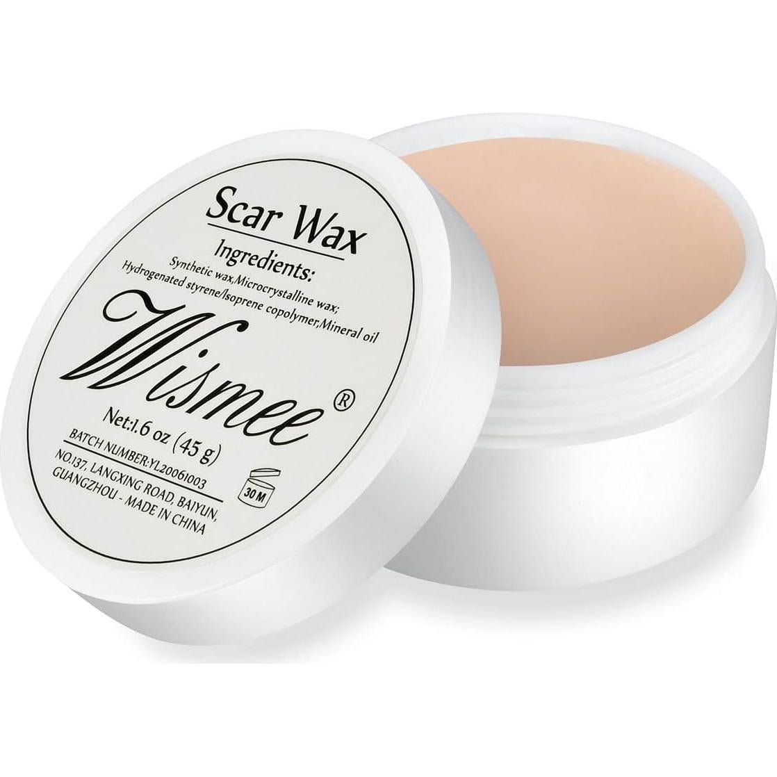 Kit de Maquillaje Facial Profesional Wismee - Cera para Heridas y Sangre Falsa