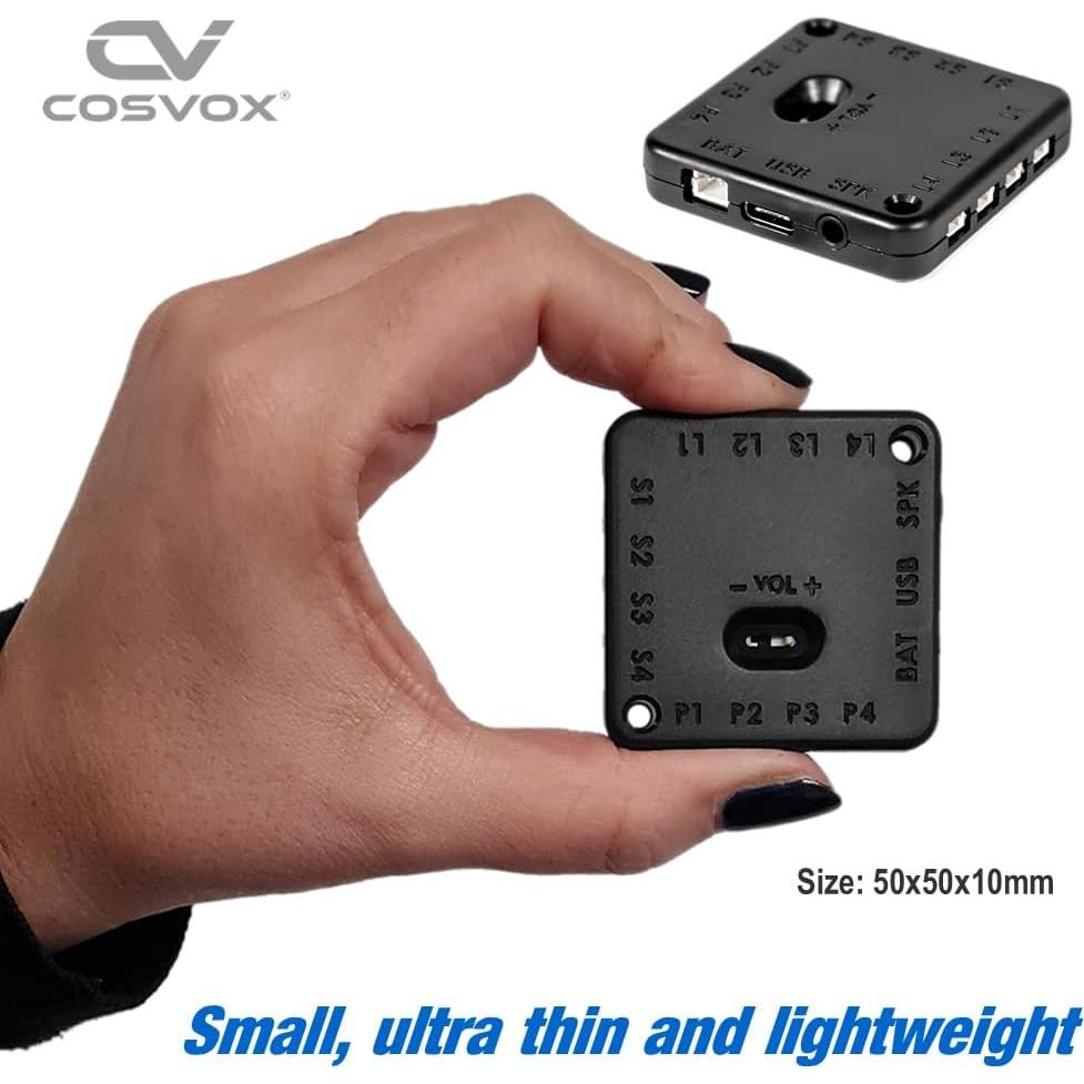 Módulo de Luz y Sonido COSVOX para Cosplay - 4 Botones, 8MB