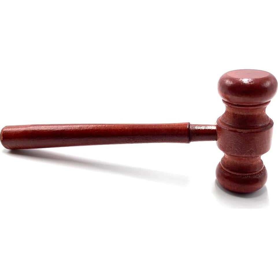 Mazo de Juez de Madera Aliotech para Disfraz de Halloween