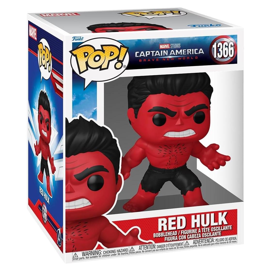 Figura Funko Pop Hulk Rojo 15.24 cm Capitán América
