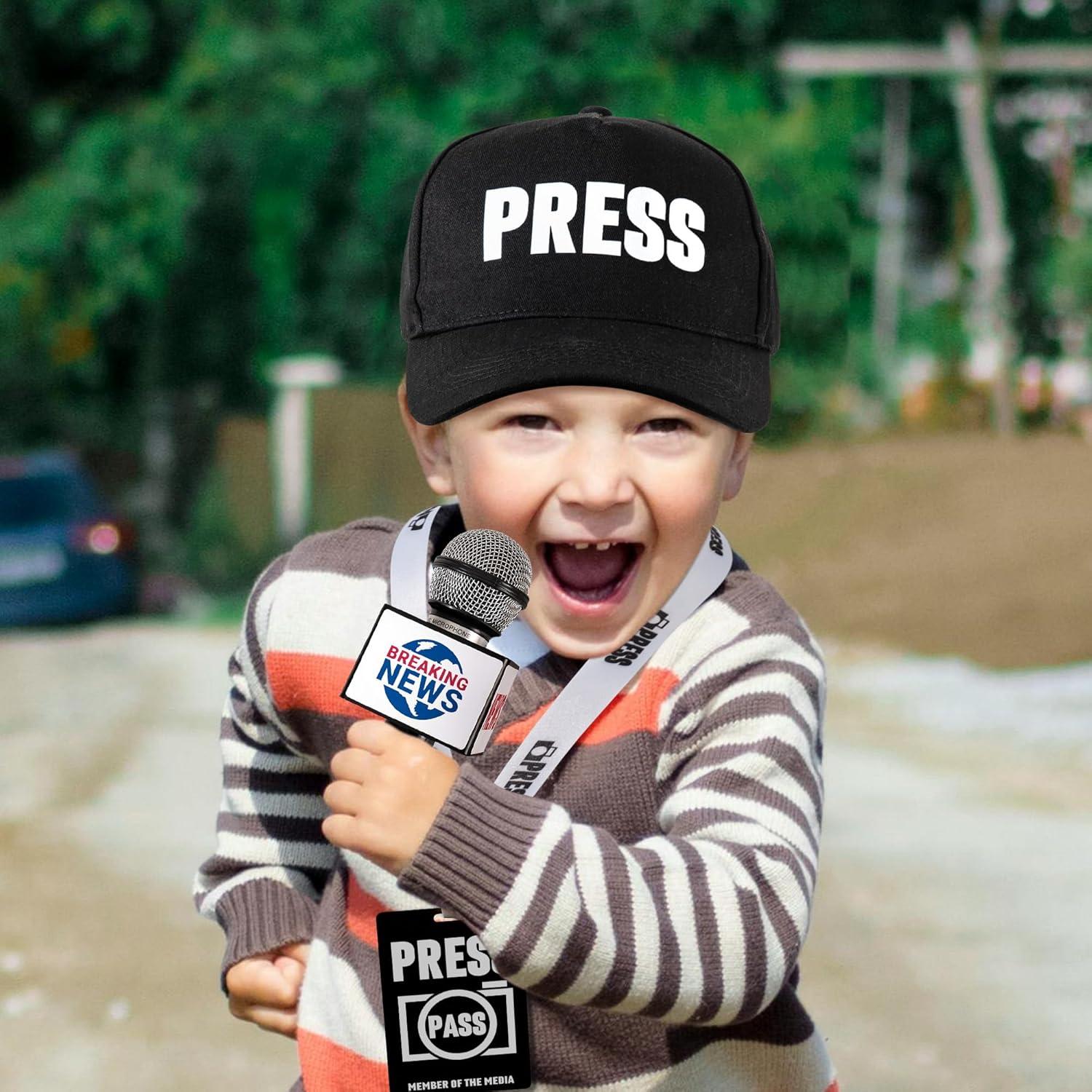 Conjunto de Disfraz de Reportero de Noticias BIWISY