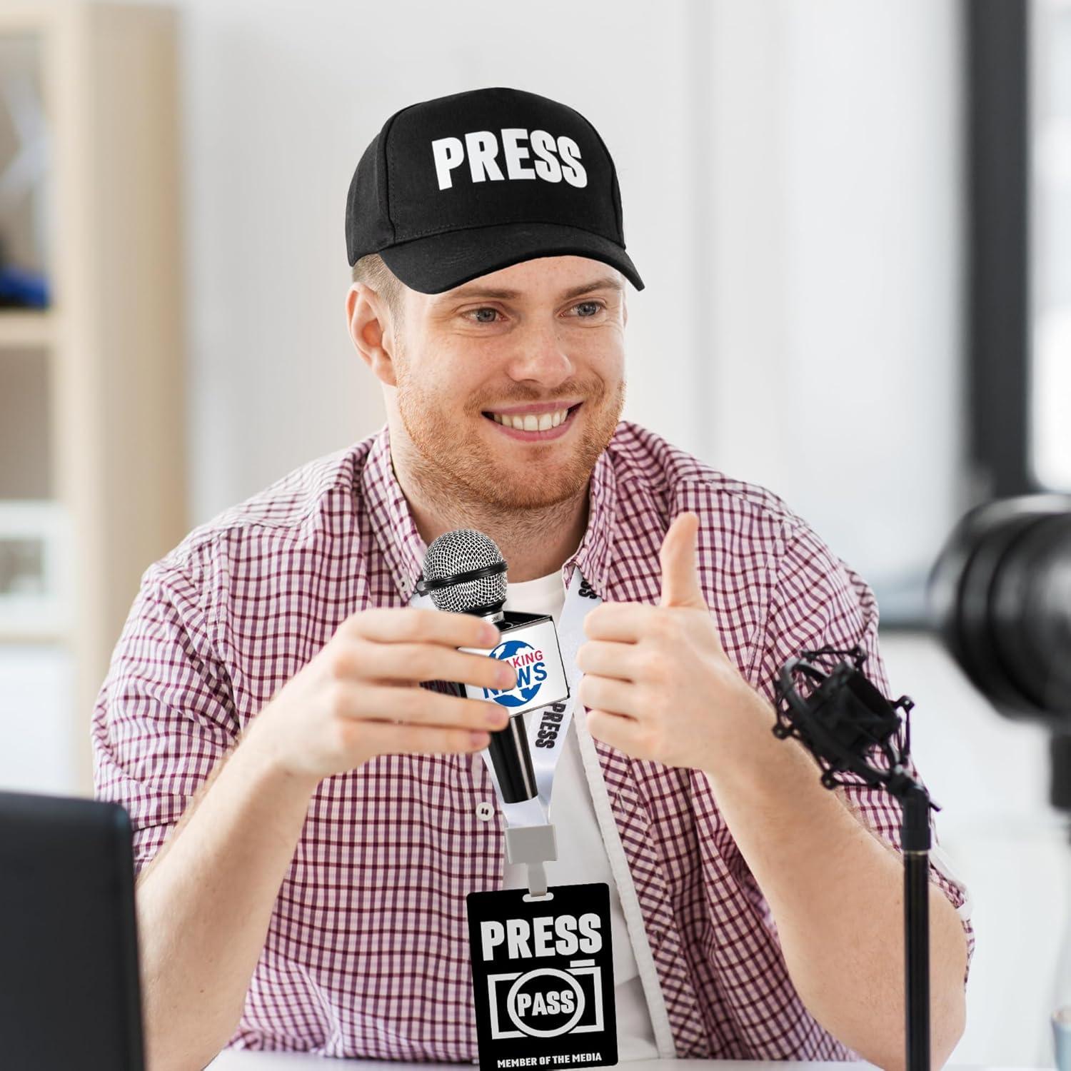 Conjunto de Disfraz de Reportero de Noticias BIWISY