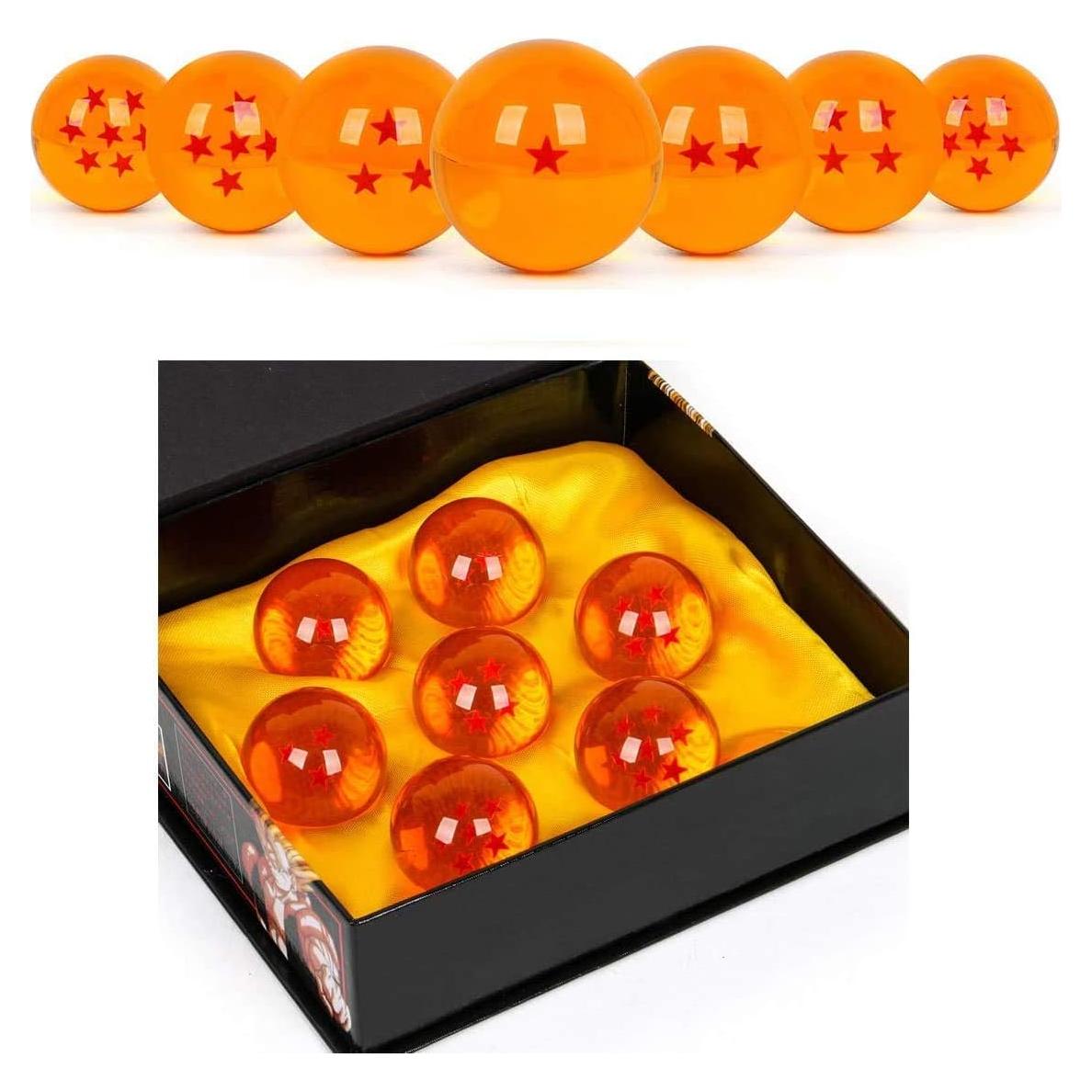 Conjunto de Juguetes WeizhaonanCos 7 Bolas Estrellas Naranja 43mm