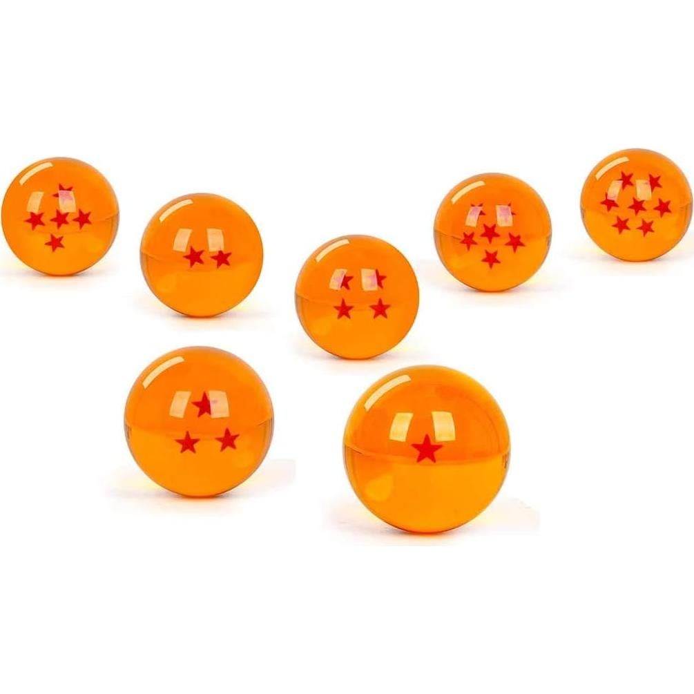 Conjunto de Juguetes WeizhaonanCos 7 Bolas Estrellas Naranja 43mm