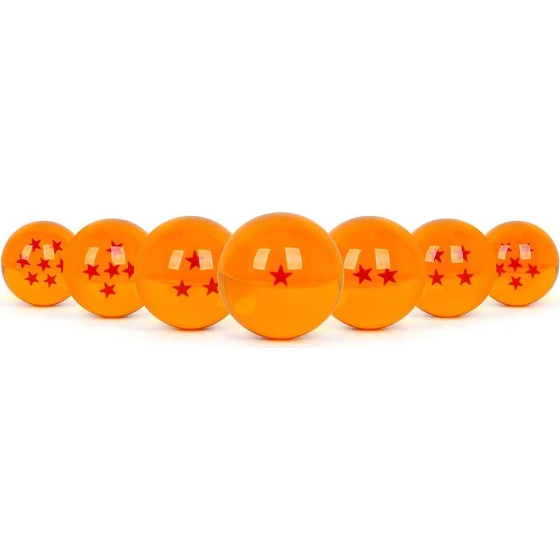 Conjunto de Juguetes WeizhaonanCos 7 Bolas Estrellas Naranja 43mm