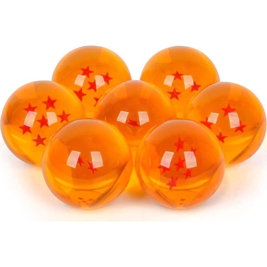 Conjunto de Juguetes WeizhaonanCos 7 Bolas Estrellas Naranja 43mm