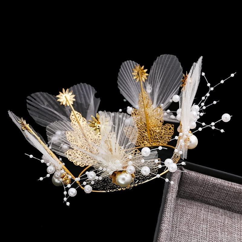 Corona de Perlas para Pasteles Winvin 16 cm Decoración Elegante