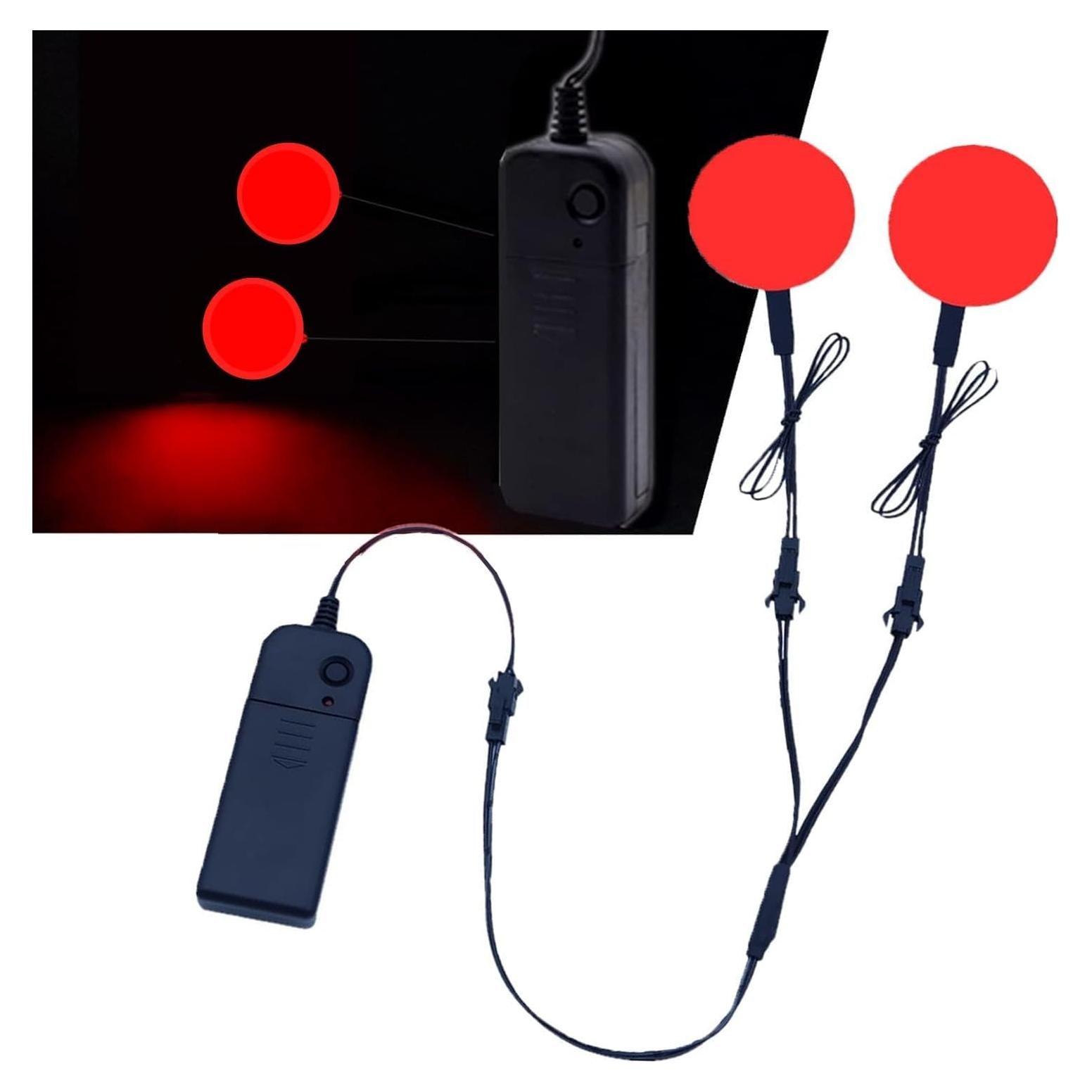 Panel Electroluminescente Rojo Ourbest para Máscaras 2.03cm