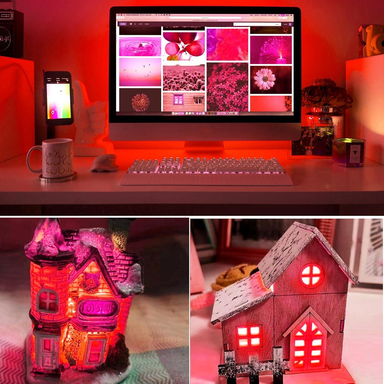 Panel Electroluminescente Rojo Ourbest para Máscaras 2.03cm