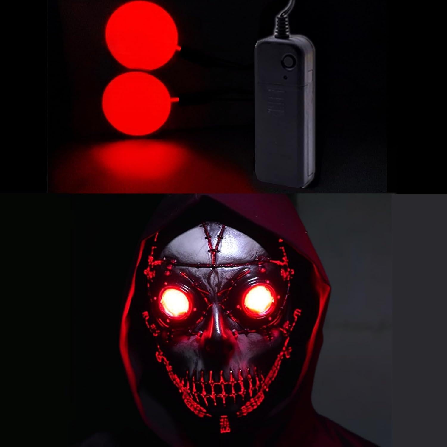Panel Electroluminescente Rojo Ourbest para Máscaras 2.03cm