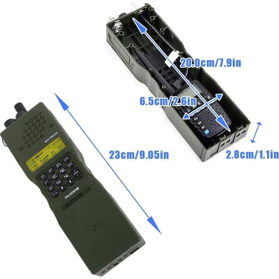 Funda de Radio Falsa Lwuey 23x7cm para Cosplay y Exhibición