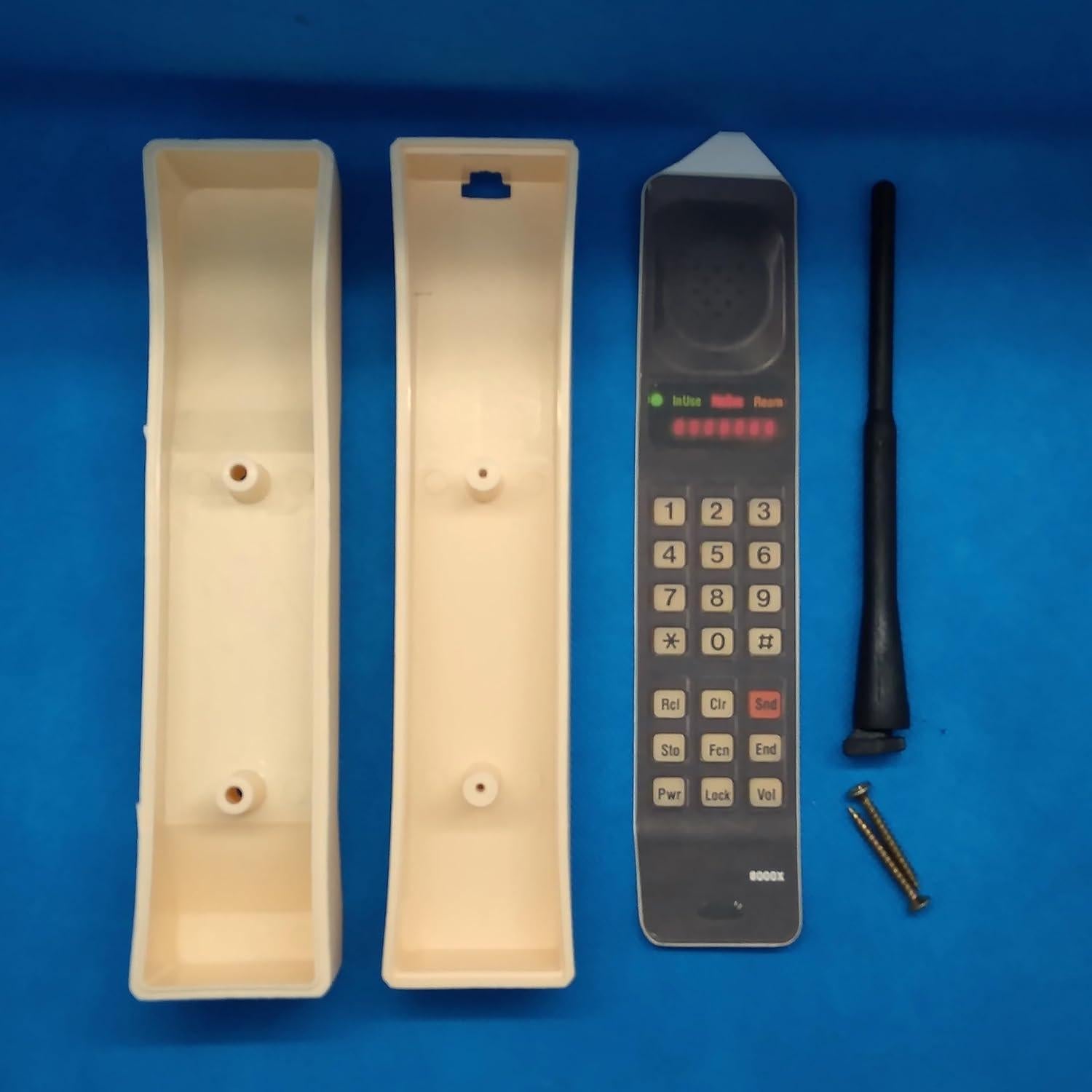 Teléfono de Prop Hecho a Mano Beige 8000x para Cosplay