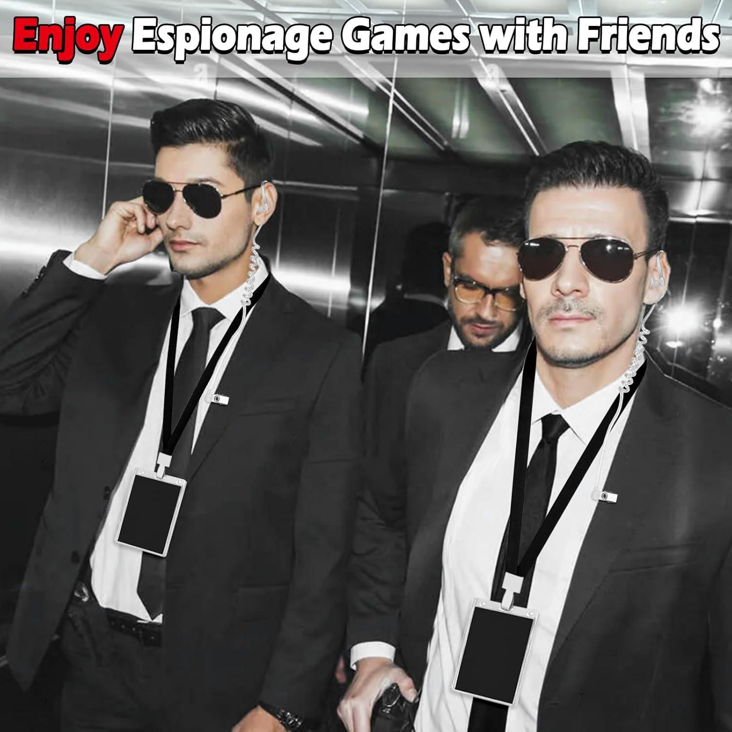 Disfraz de Agente 8 Piezas Dreamtop con Insignia y Accesorios