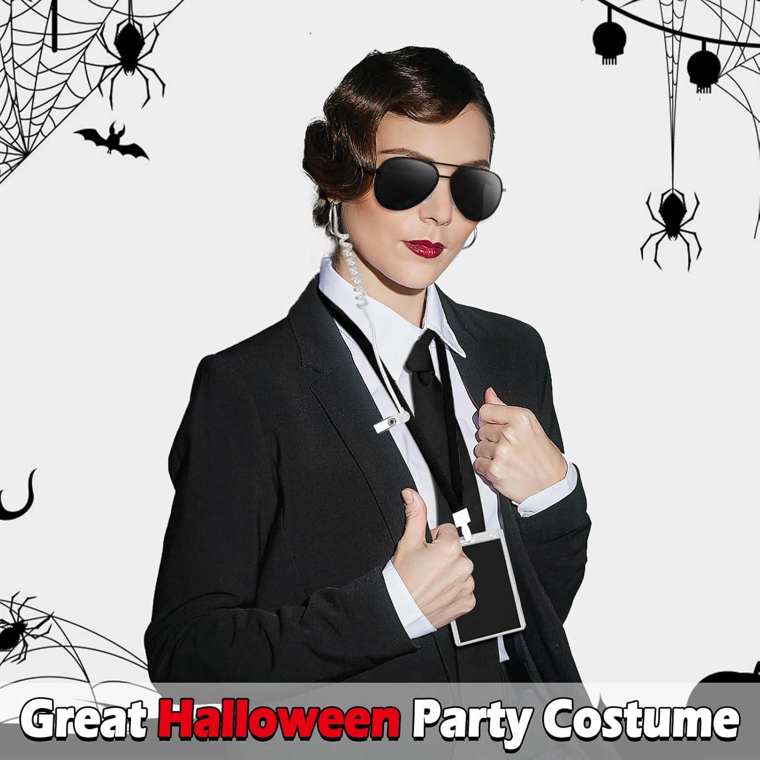 Disfraz de Agente 8 Piezas Dreamtop con Insignia y Accesorios