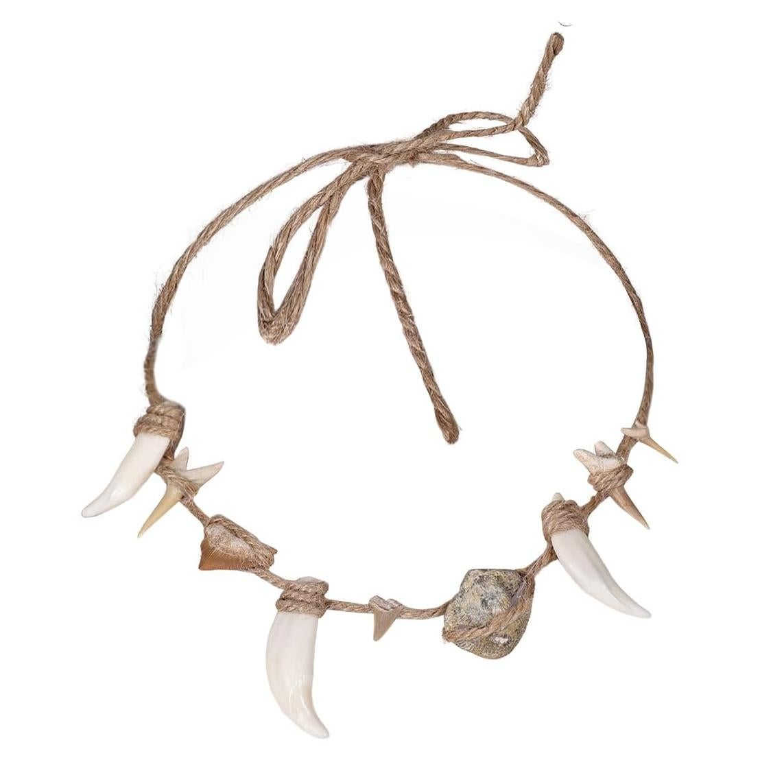 Collar de Concha de Cosplay Maui con Dientes de Lobo 54.9 cm