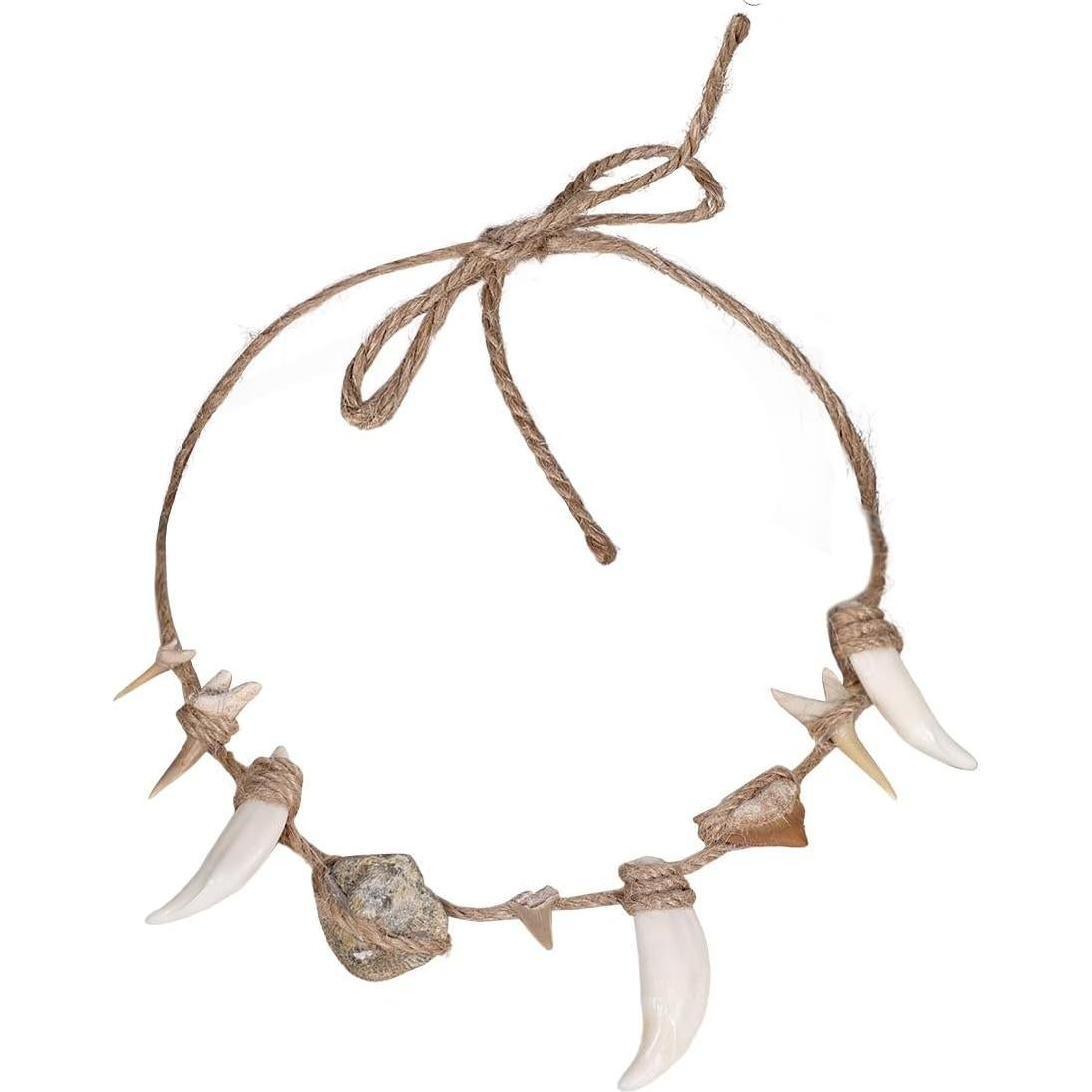 Collar de Concha de Cosplay Maui con Dientes de Lobo 54.9 cm