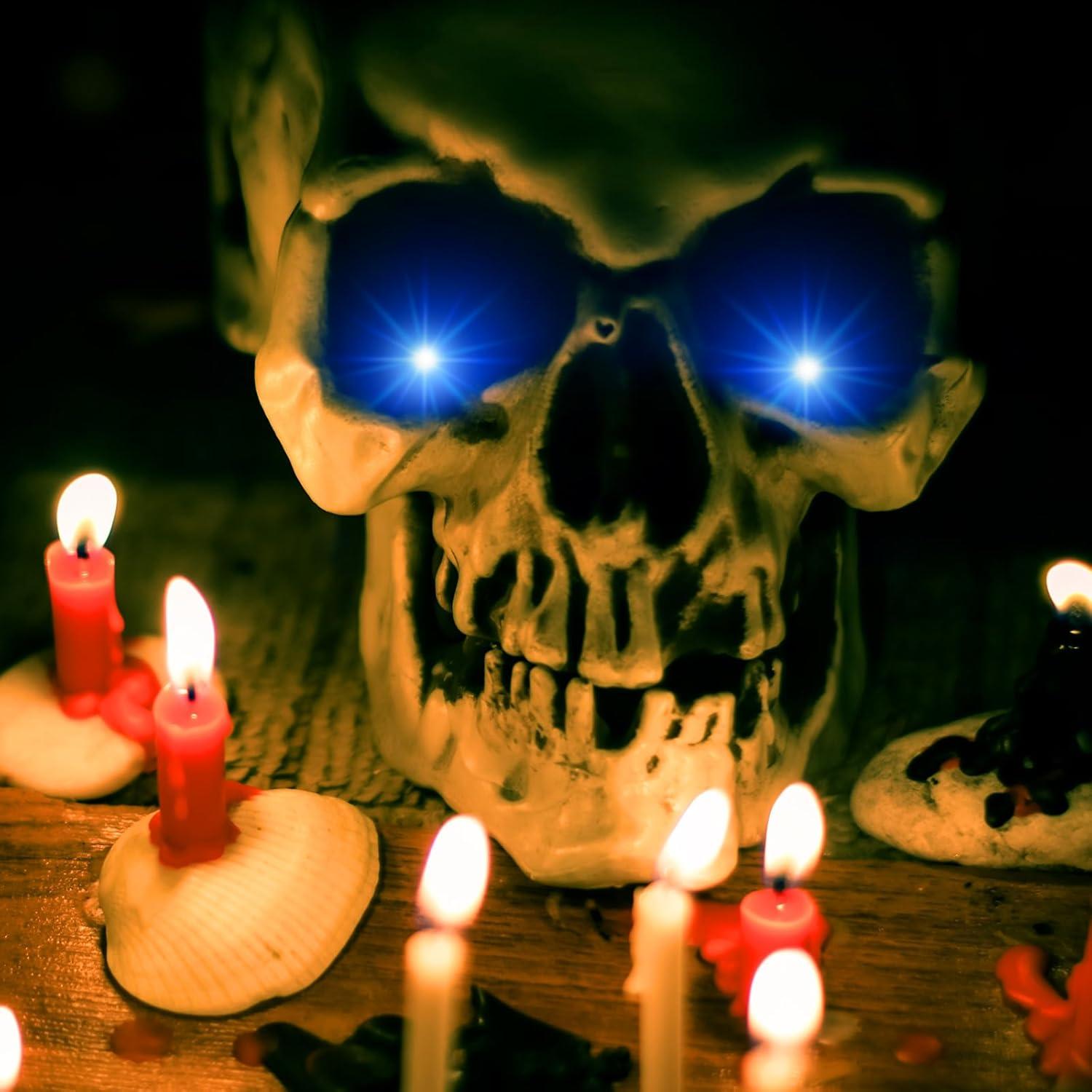 Luces LED Halloween 12 Pcs Xuhal para Máscaras y Disfraces 61 cm