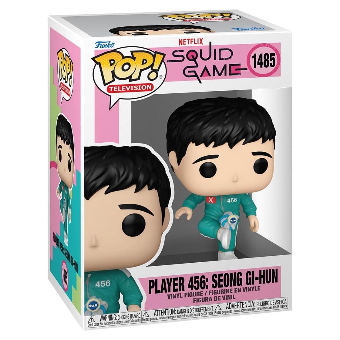 Funko POP Juego del Calamar Gi-Hun 456 Figura Vinilo 10 cm