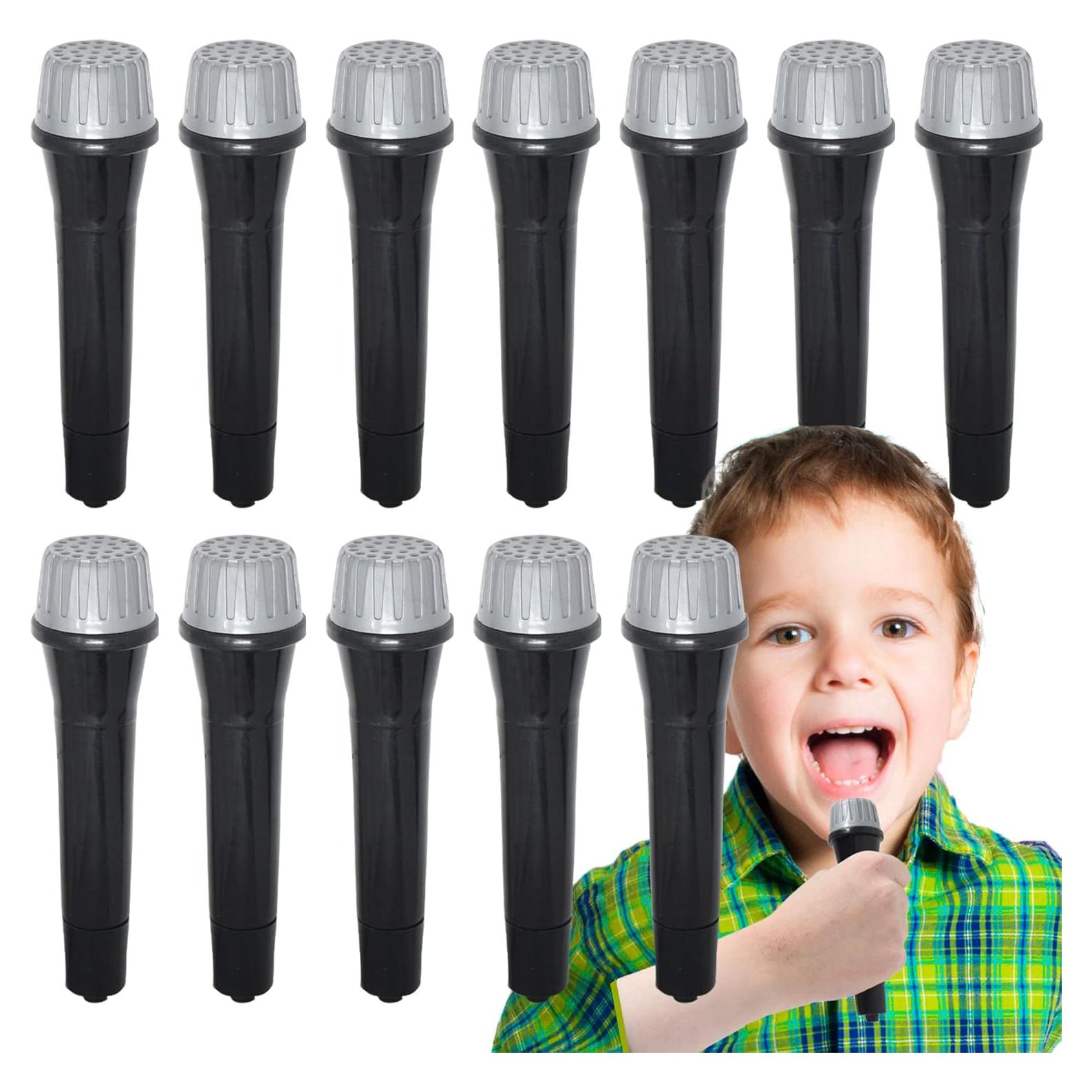 Disfraz de Micrófono Falso 12 Unidades para Niños - Tribello