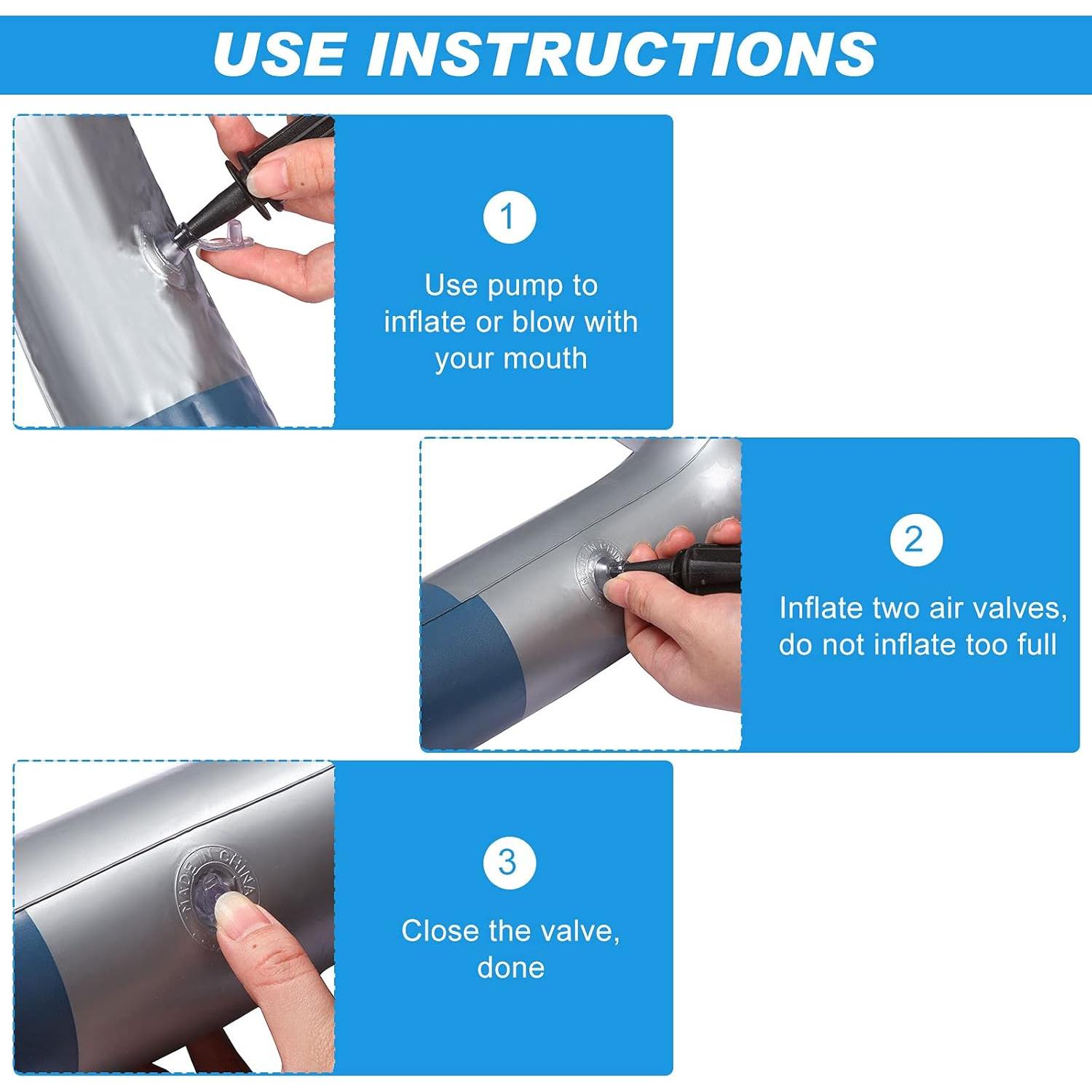 Andadores y Bastones Inflables Aoriher - 4 Piezas para Fiestas