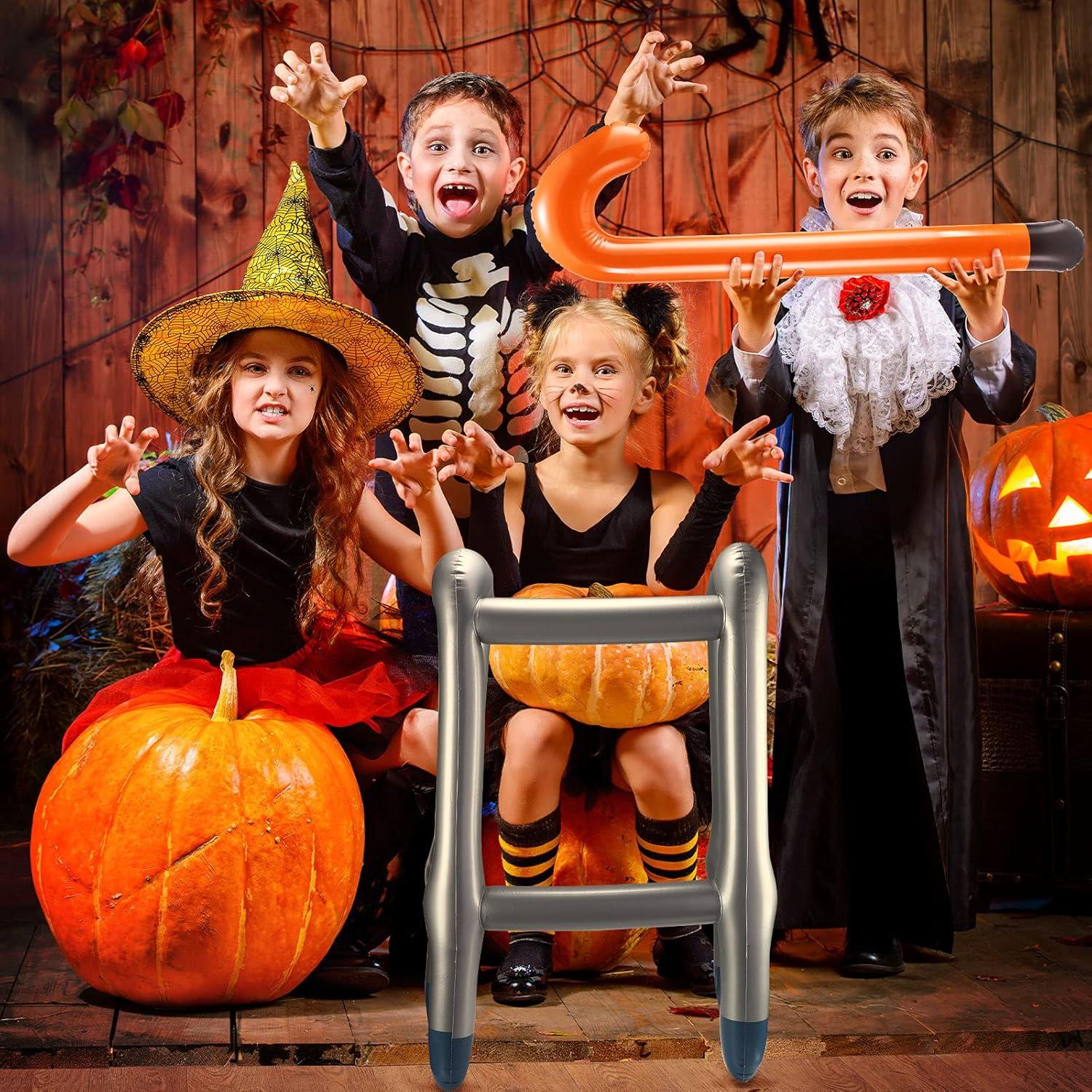 Andadores y Bastones Inflables Aoriher - 4 Piezas para Fiestas