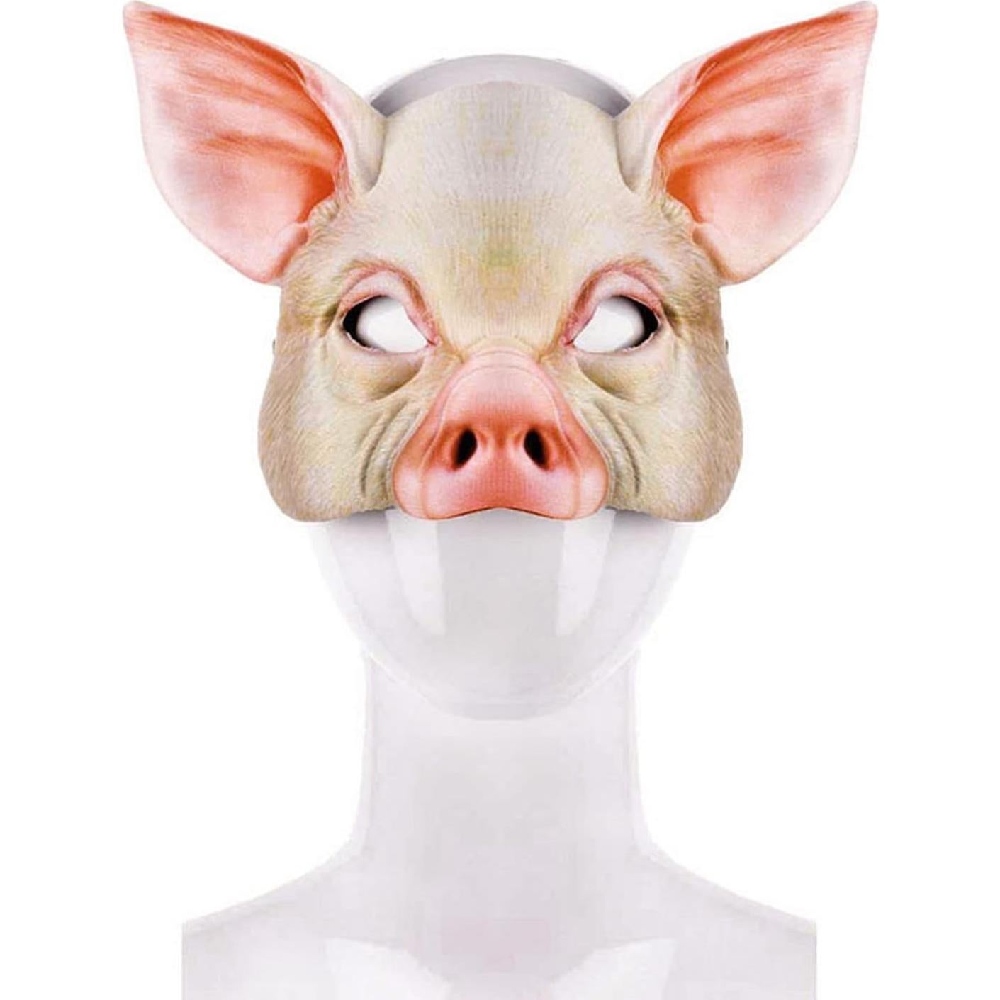 Máscara de Cerdo Soochat para Halloween y Fiestas - Unisex