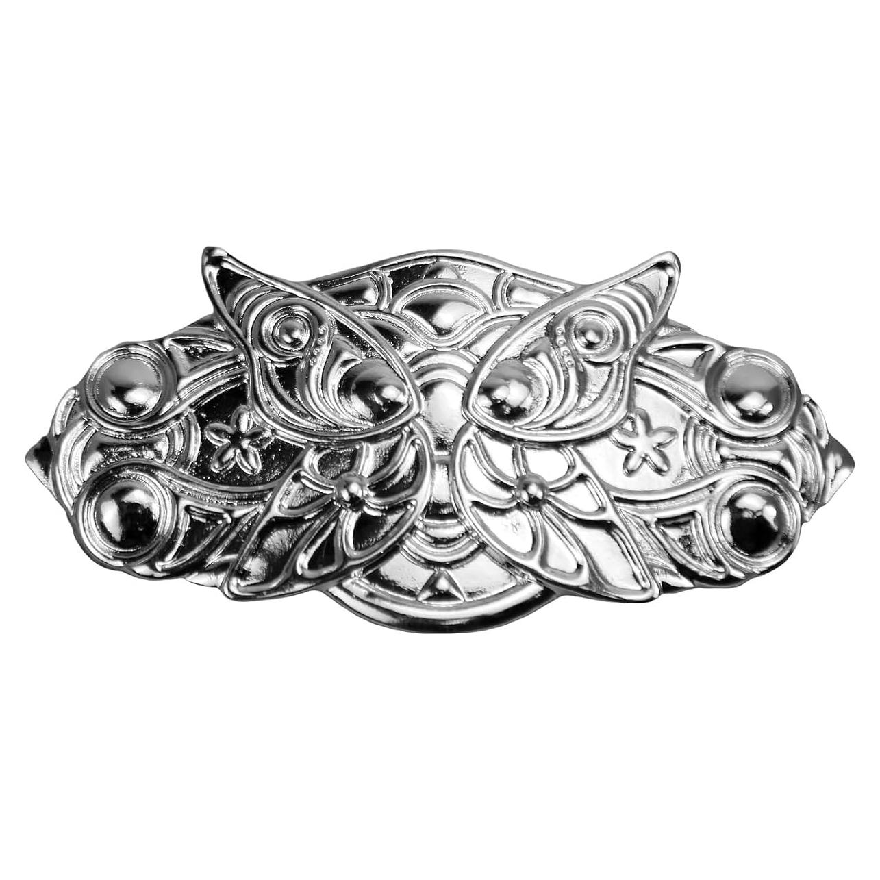 Pinzas para el cabello de aleación hechas a mano - Helecho - 10 cm