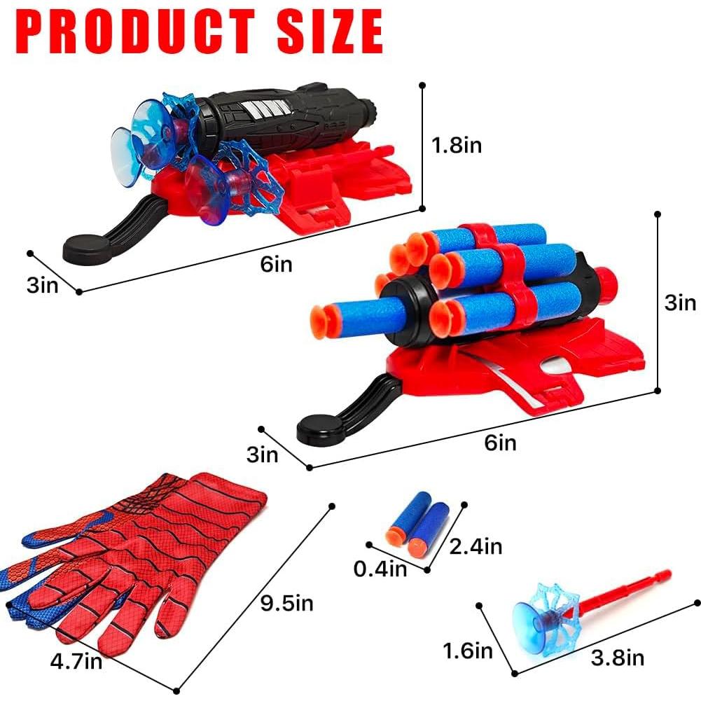 Paquete de 2 Lanzadores de Telaraña STXWKJ para Niños