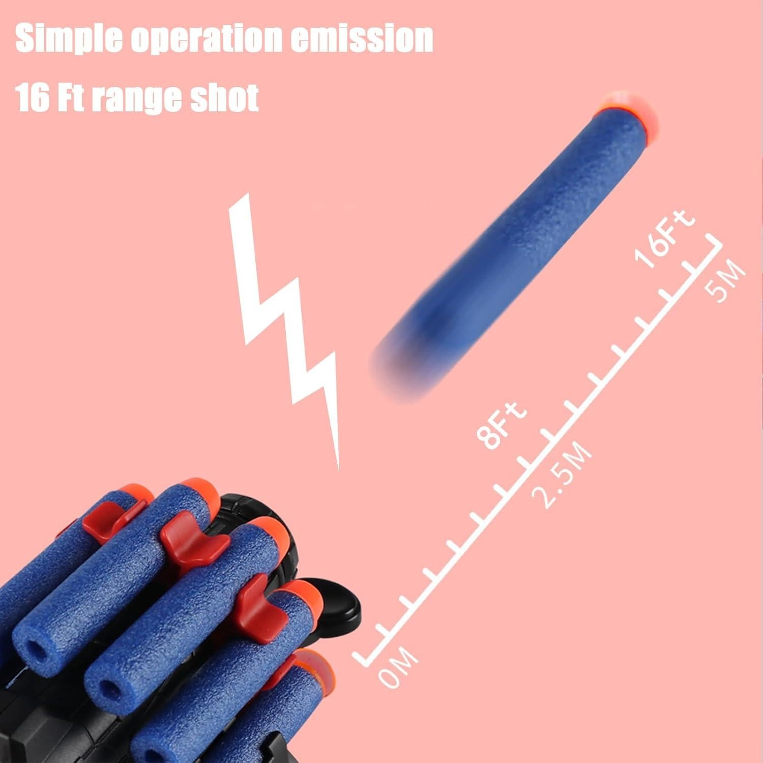 Paquete de 2 Lanzadores de Telaraña STXWKJ para Niños