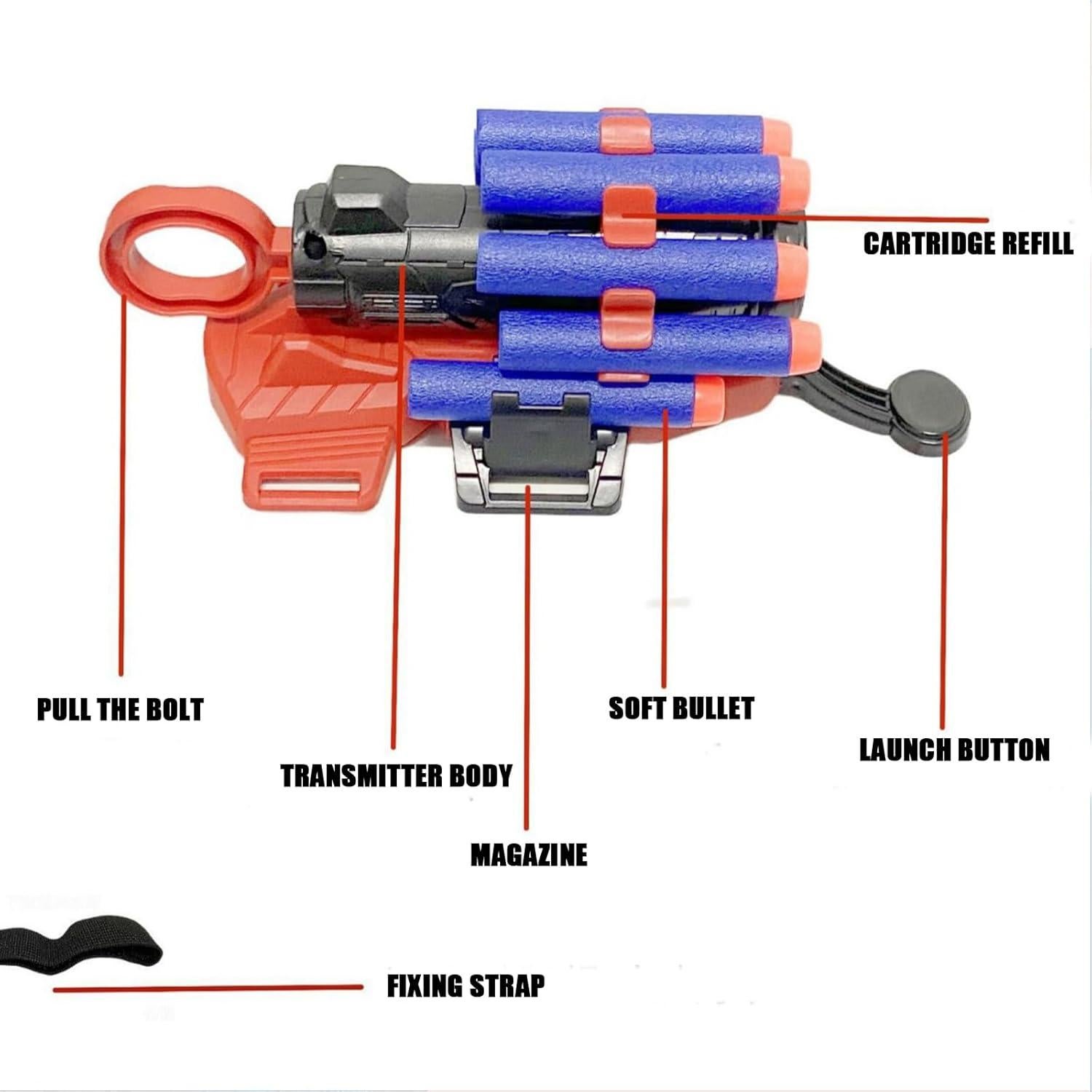 Paquete de 2 Lanzadores de Telaraña STXWKJ para Niños