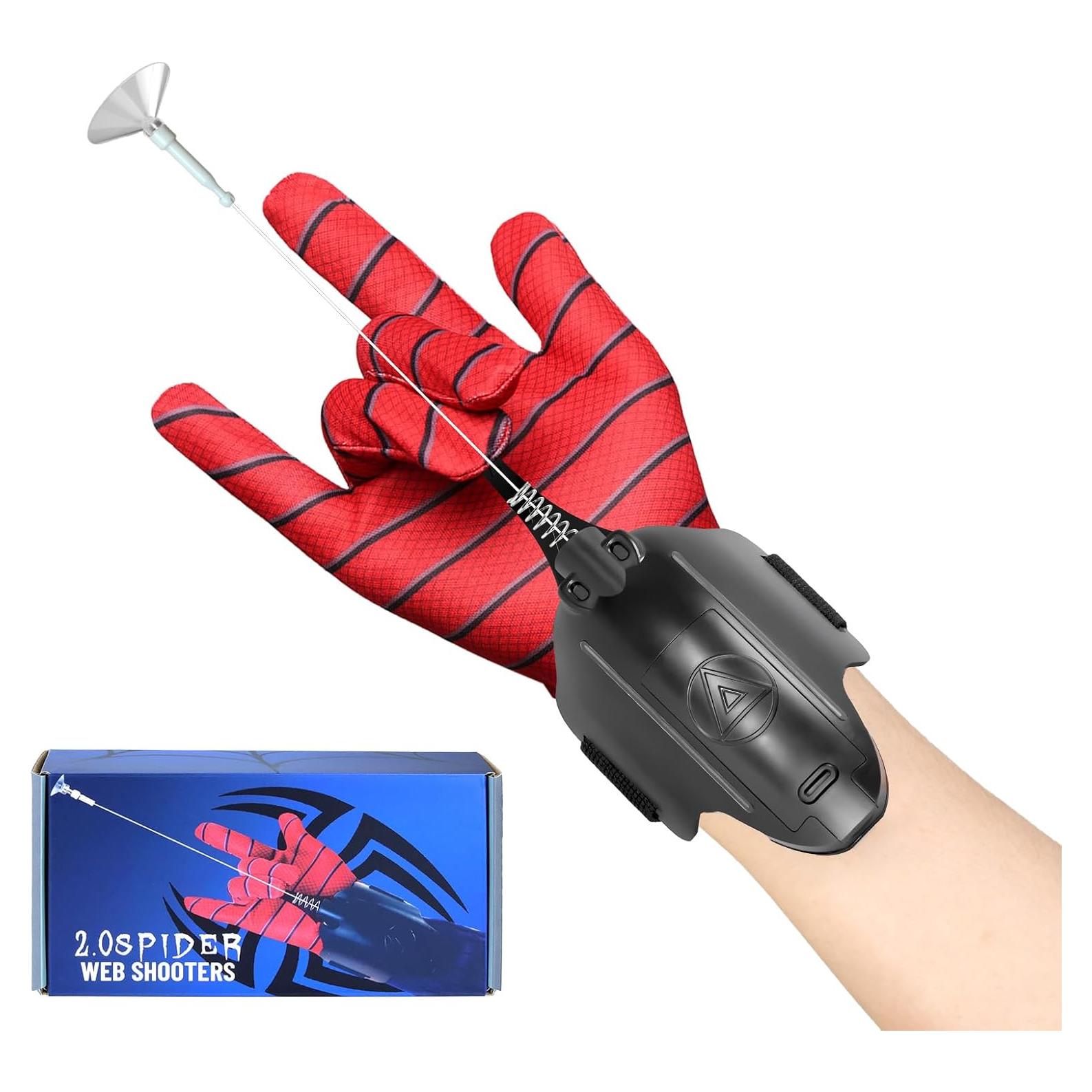 Lanzador de Telarañas QiSwap 2.0 con Guante - Juguete para Niños