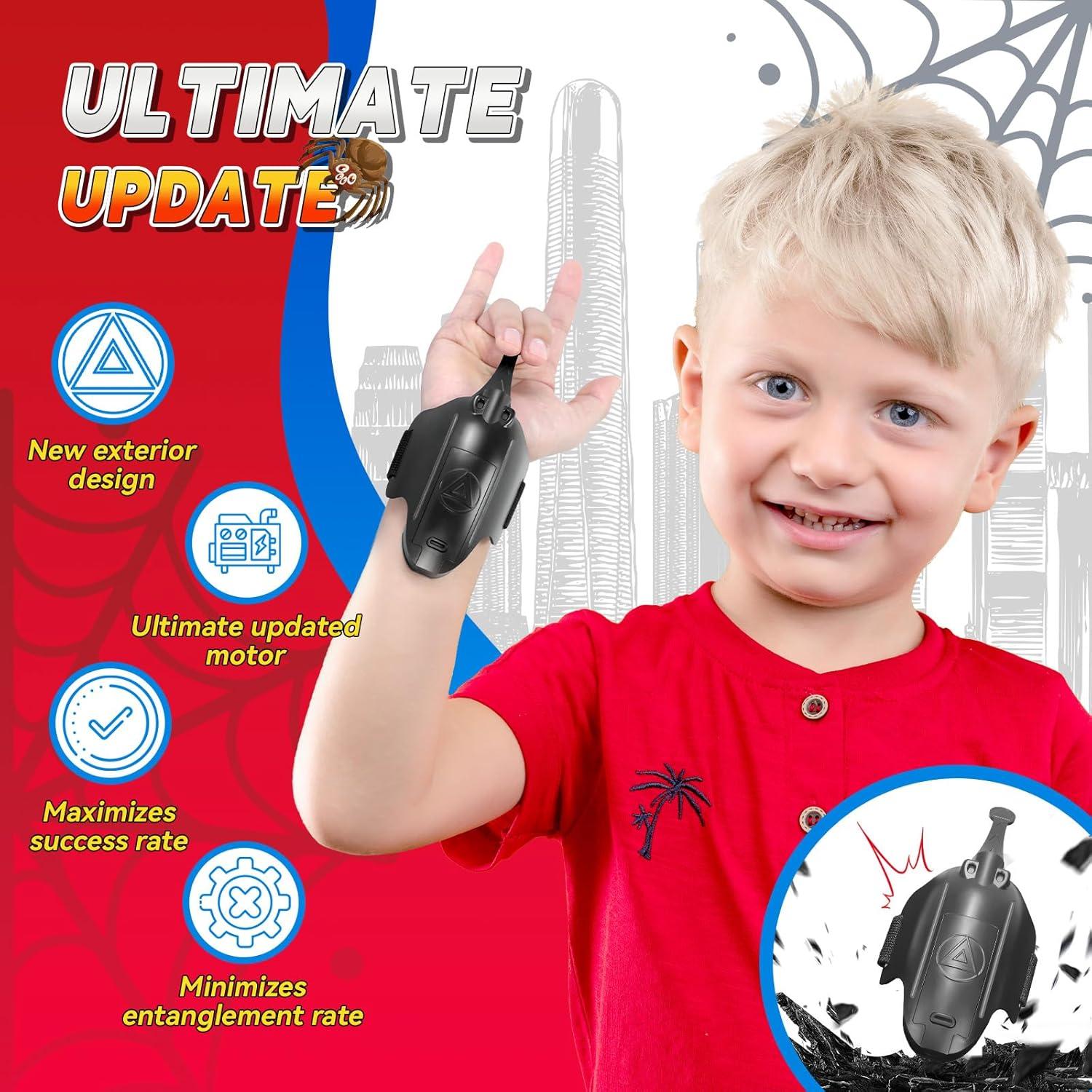 Lanzador de Telarañas QiSwap 2.0 con Guante - Juguete para Niños