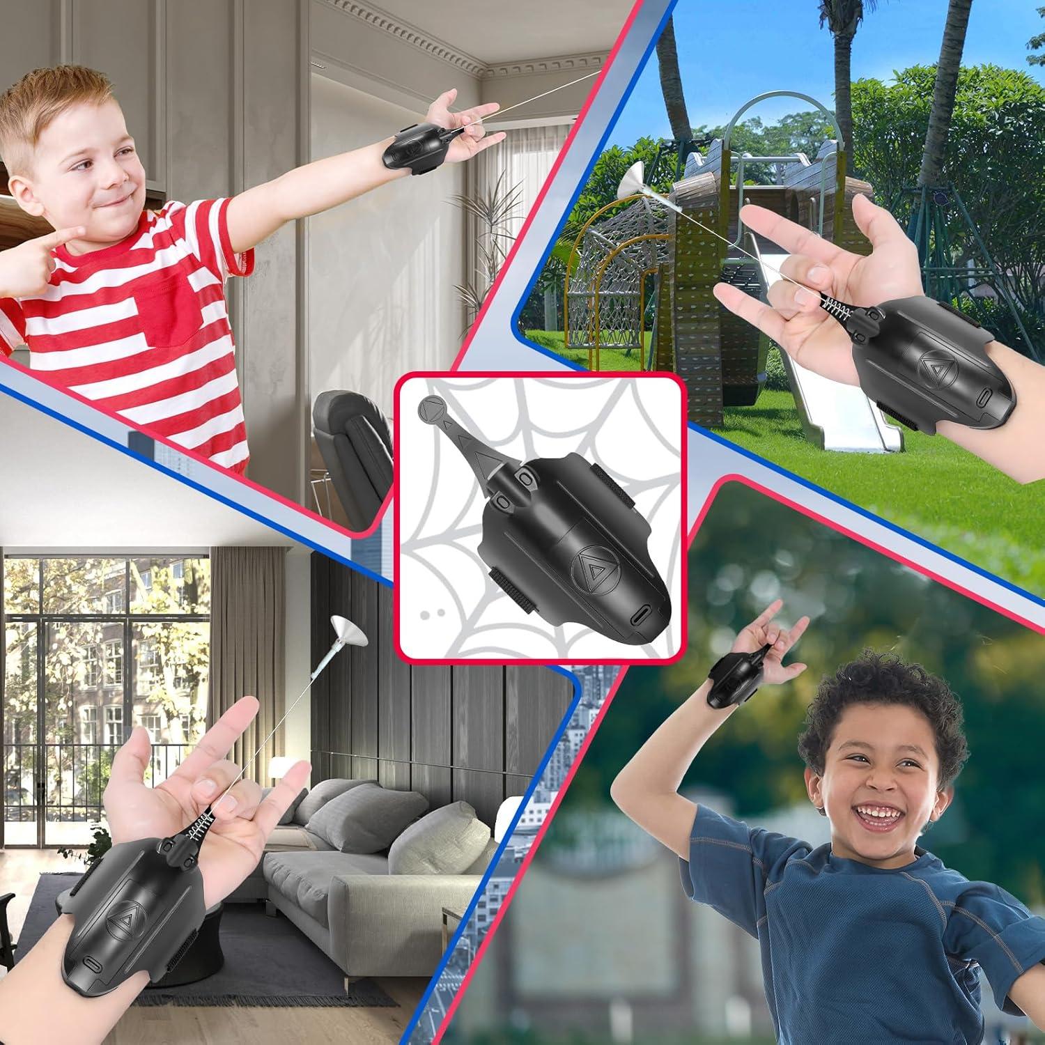 Lanzador de Telarañas QiSwap 2.0 con Guante - Juguete para Niños