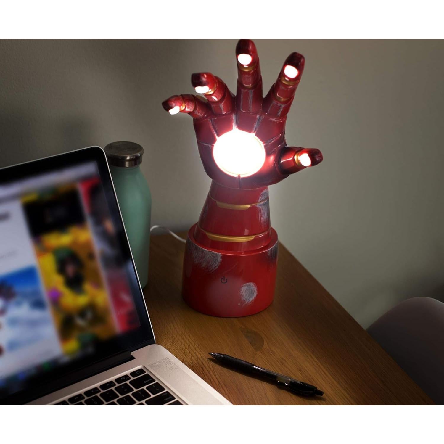 Lámpara de Escritorio LED Guantelete Iron Man Marvel 35.56cm