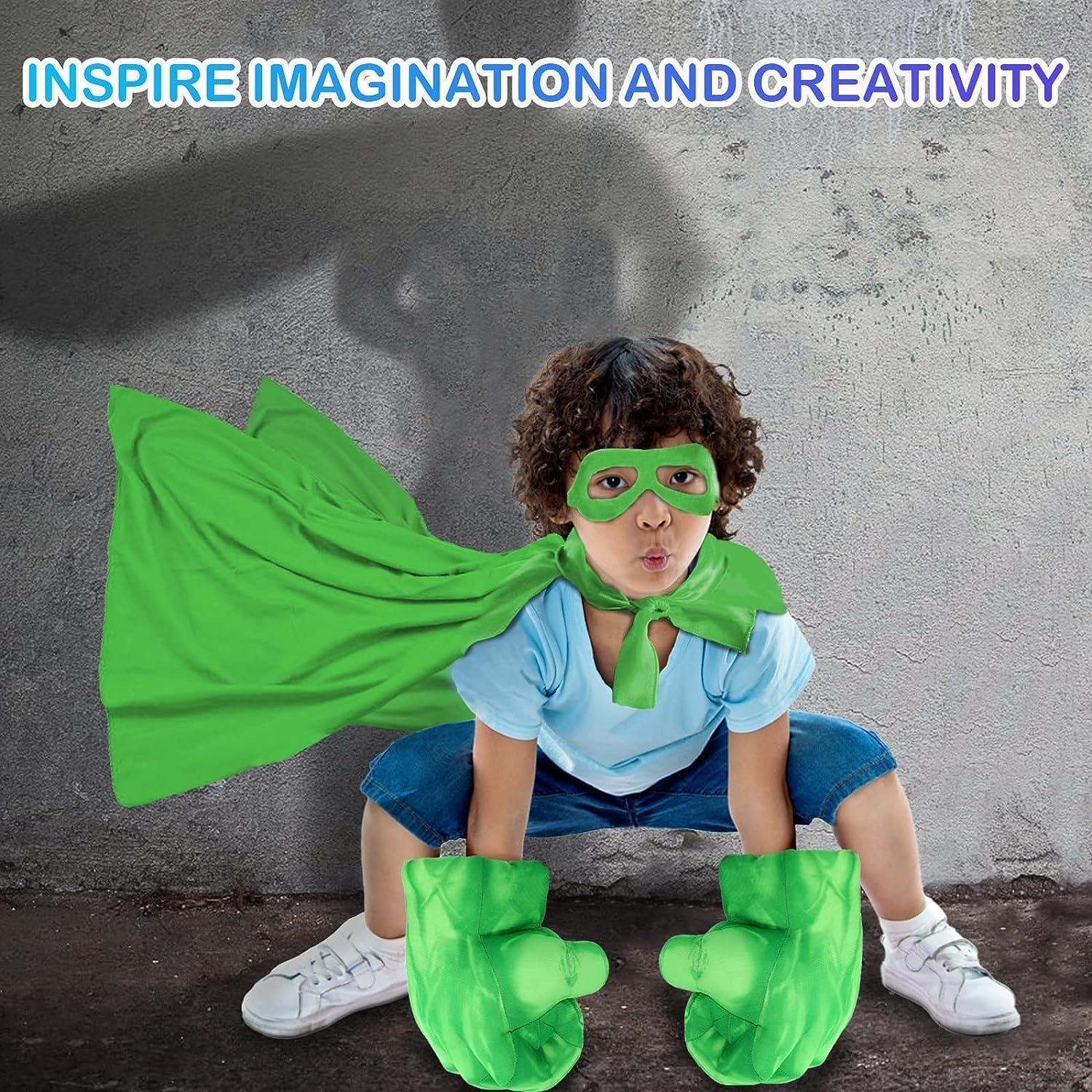 Guantes de Superhéroe PROVAINT para Disfraces y Boxeo - Verde