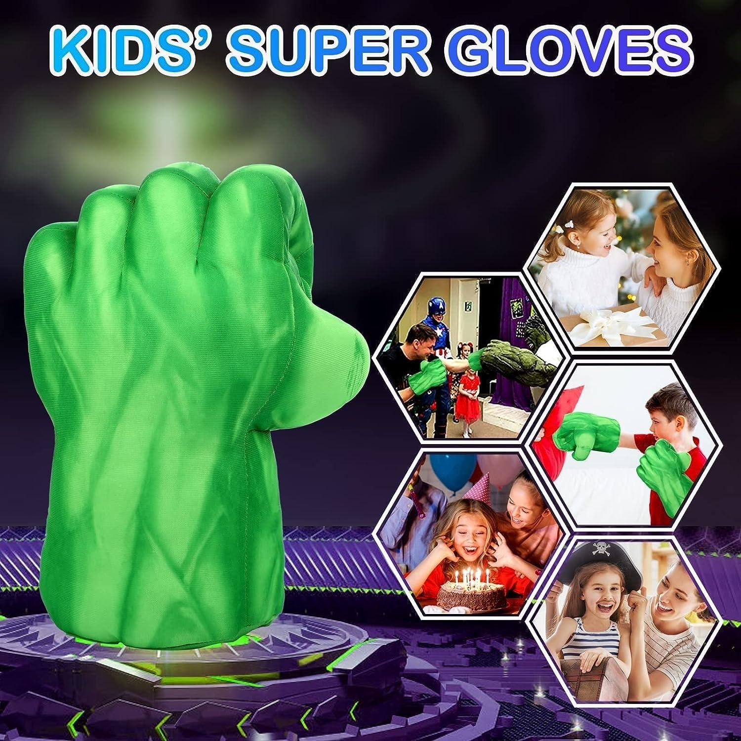 Guantes de Superhéroe PROVAINT para Disfraces y Boxeo - Verde