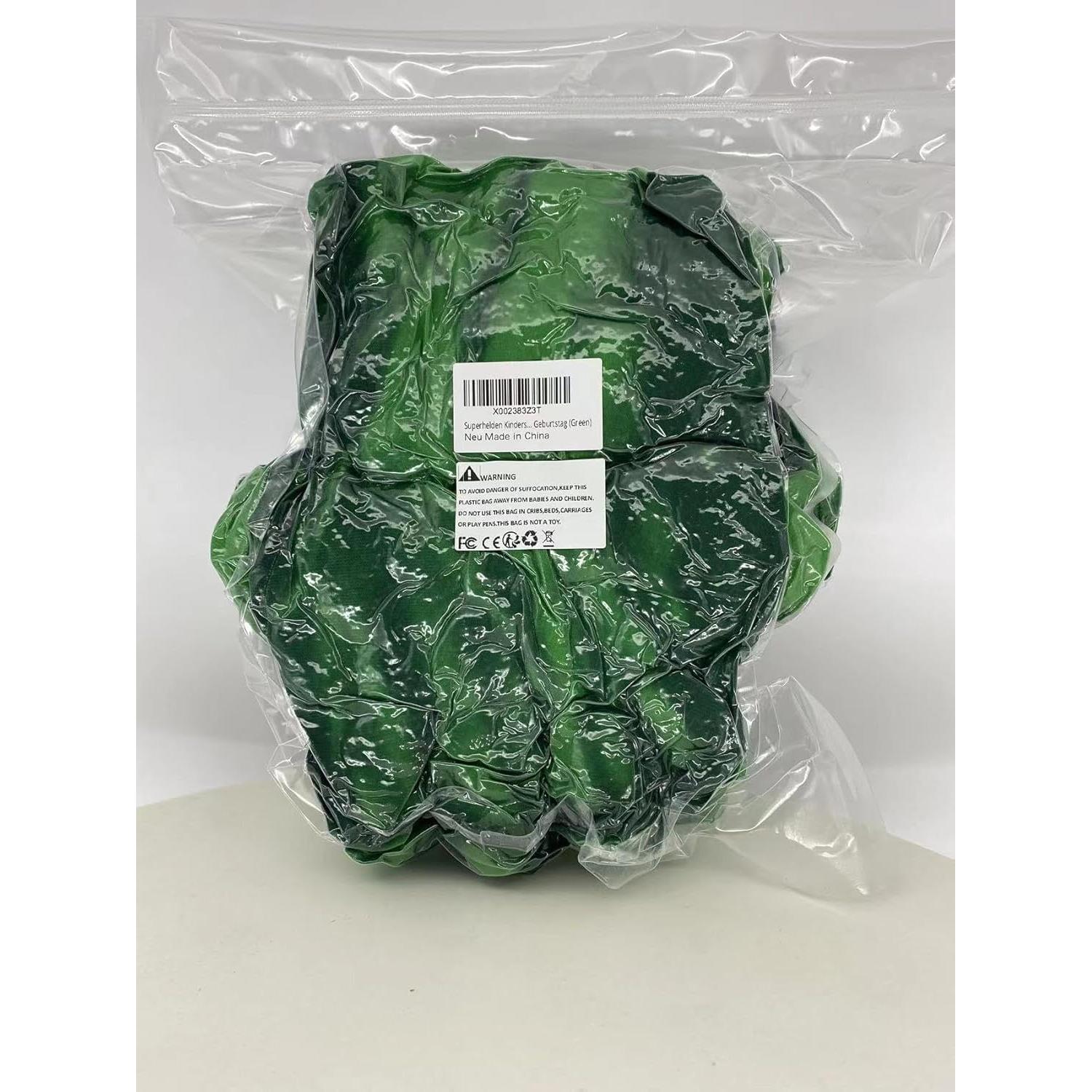 Guantes de Boxeo de Peluche Suaves para Niños 30 cm Verde