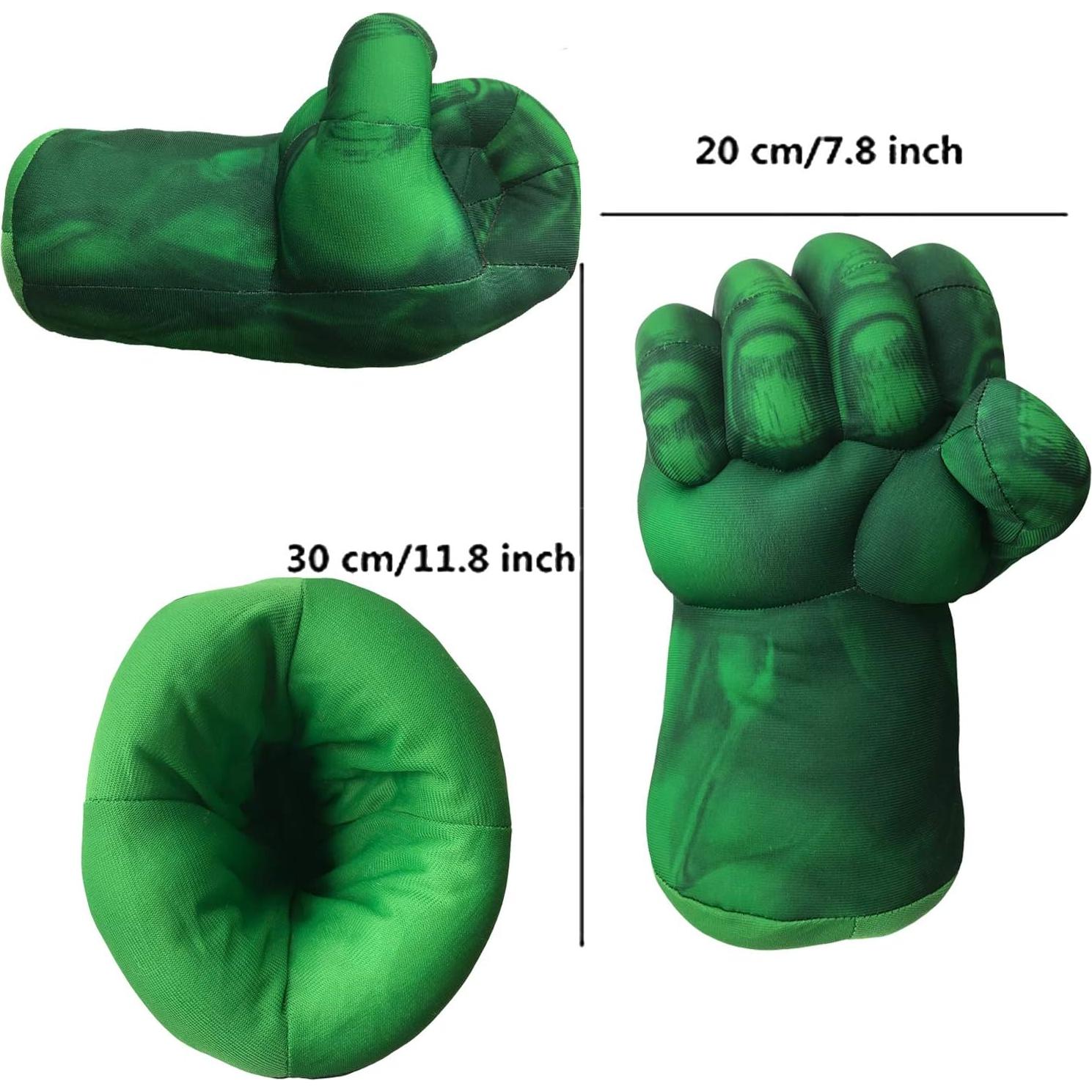 Guantes de Superhéroe para Niños NuGeriAZ - Peluche Verde