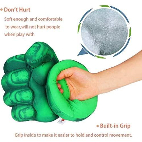 Guantes de Superhéroe para Niños NuGeriAZ - Peluche Verde