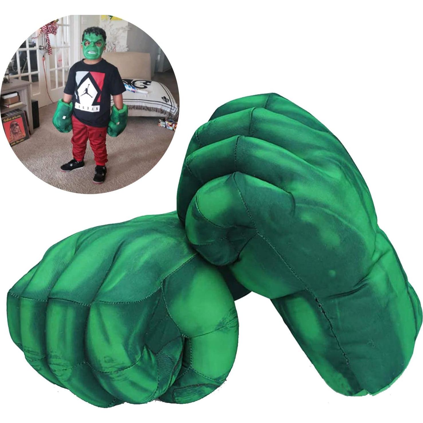 Guantes de Superhéroe para Niños NuGeriAZ - Peluche Verde