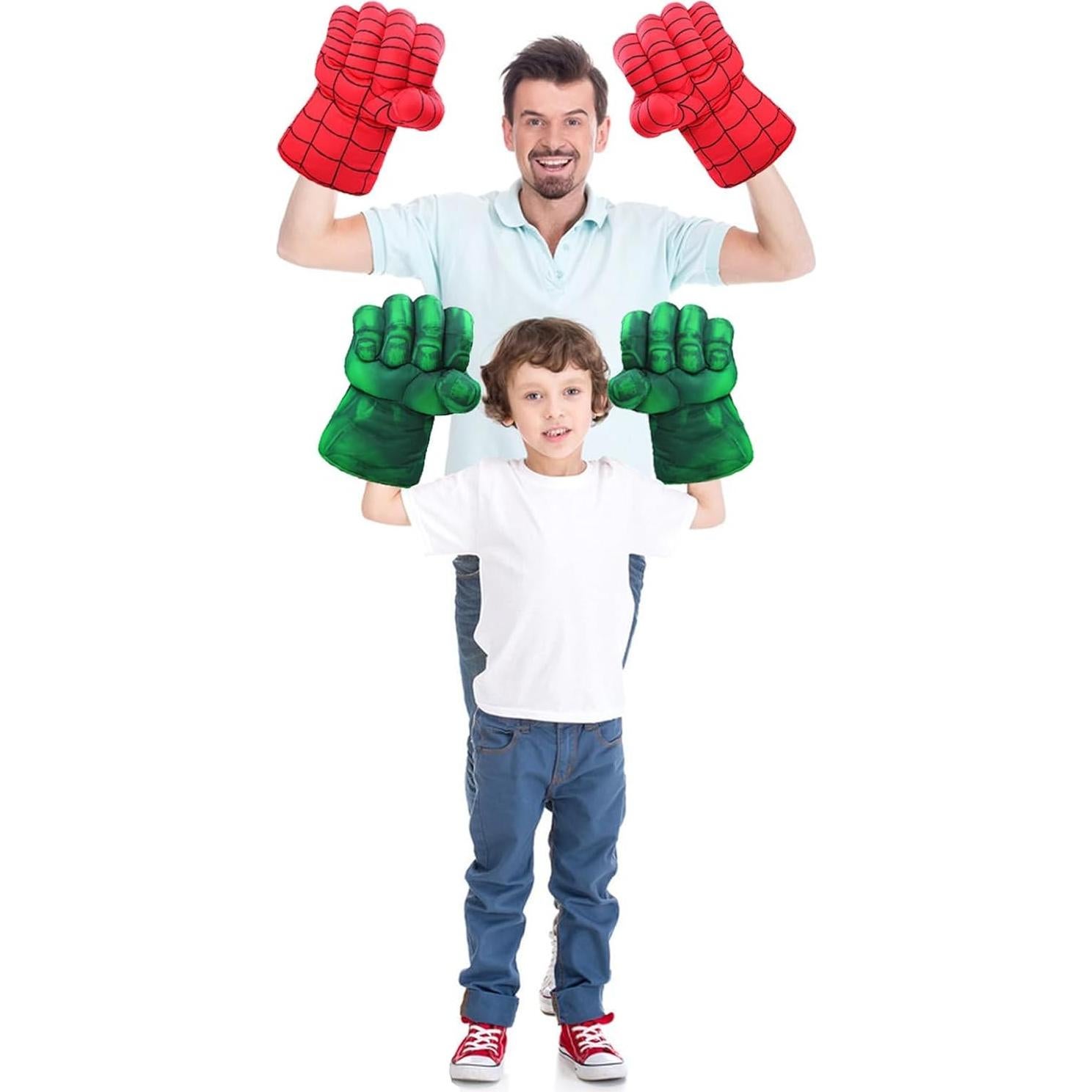 Guantes de Superhéroe para Niños HuangWeida - Verdes