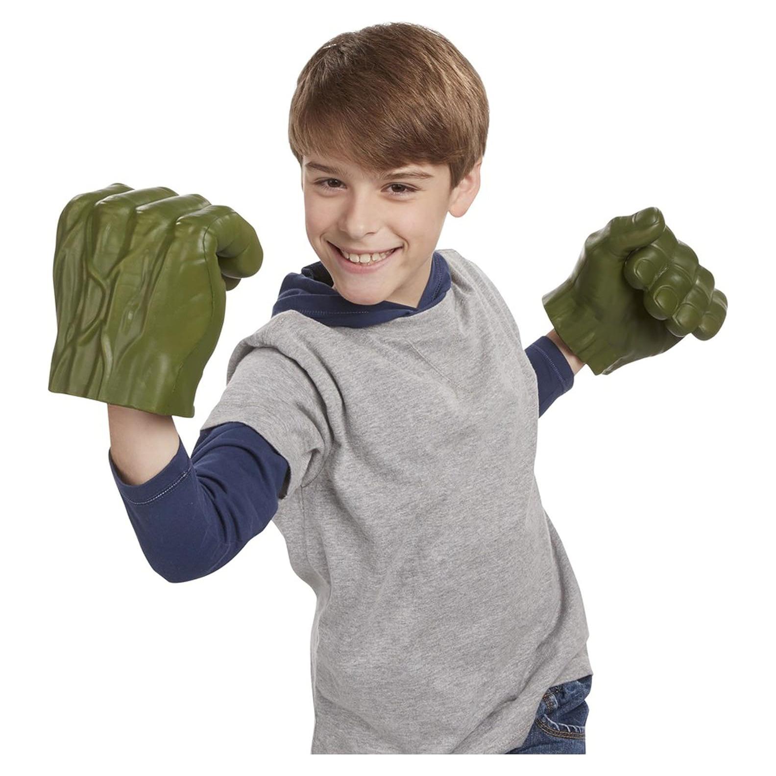 Puños Gamma Grip Hulk Hasbro - Juguete para Niños 4+