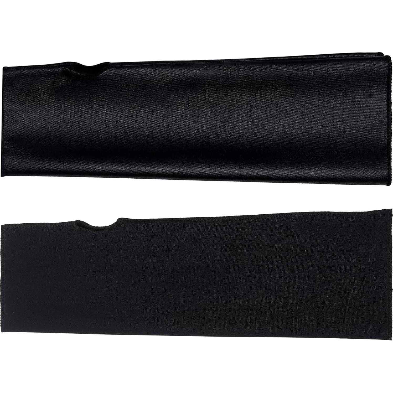 Guantes Metálicos Brillantes Sin Dedos OBMWANG para Mujeres